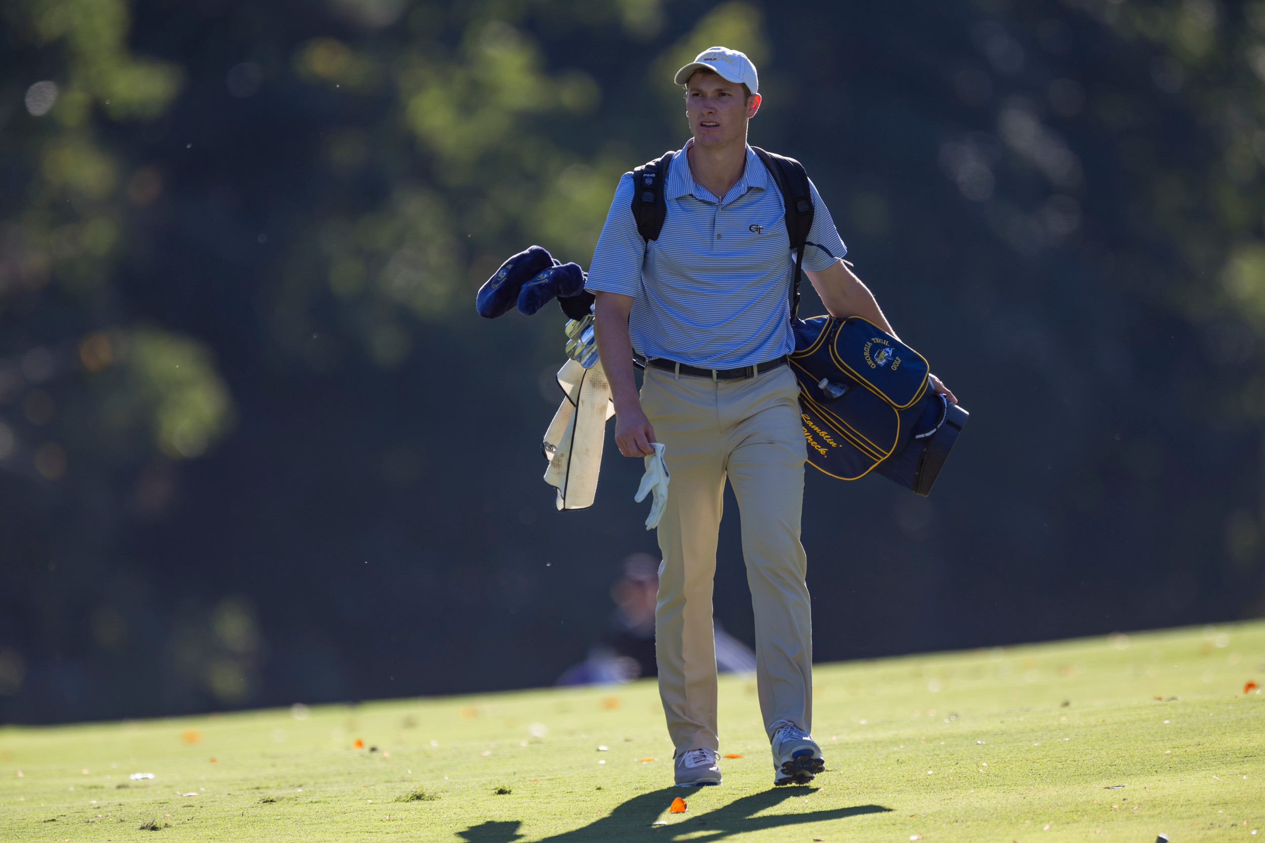 Vincent Whaley during the second round of the Golf Club of Georgia Collegiate, October 22, 2016