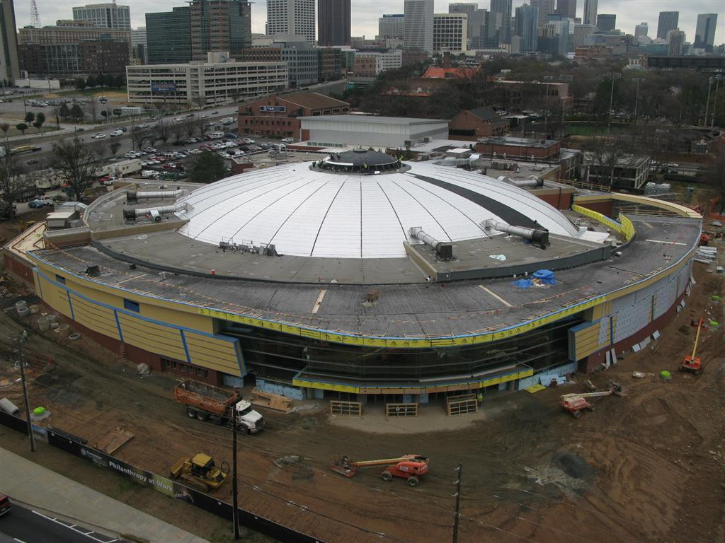 McCamish Pavilion progress photo - March 2, 2012