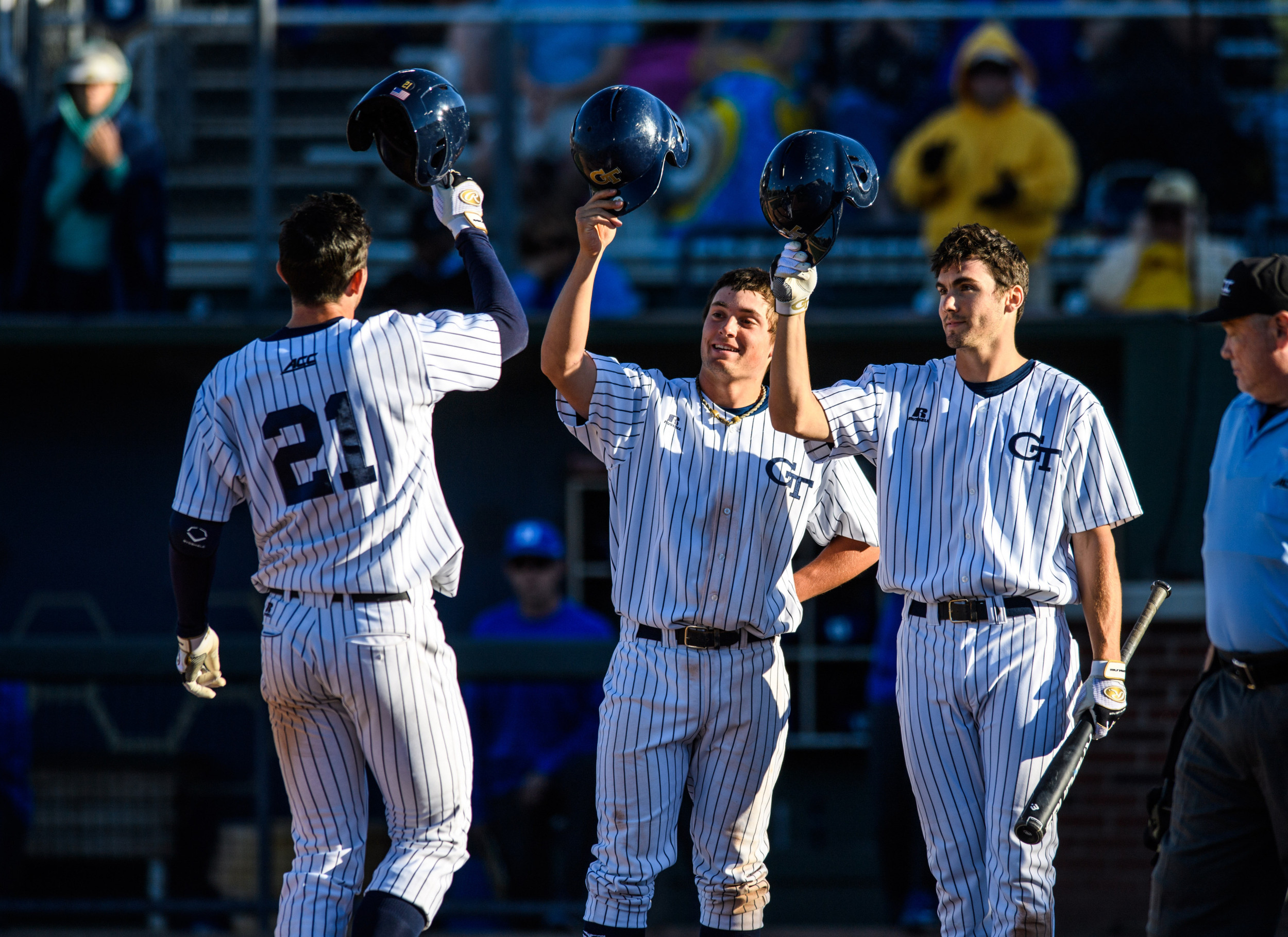 Trevor Craport (22), Ryan Peurifoy (6), Brandt Stallings (21)