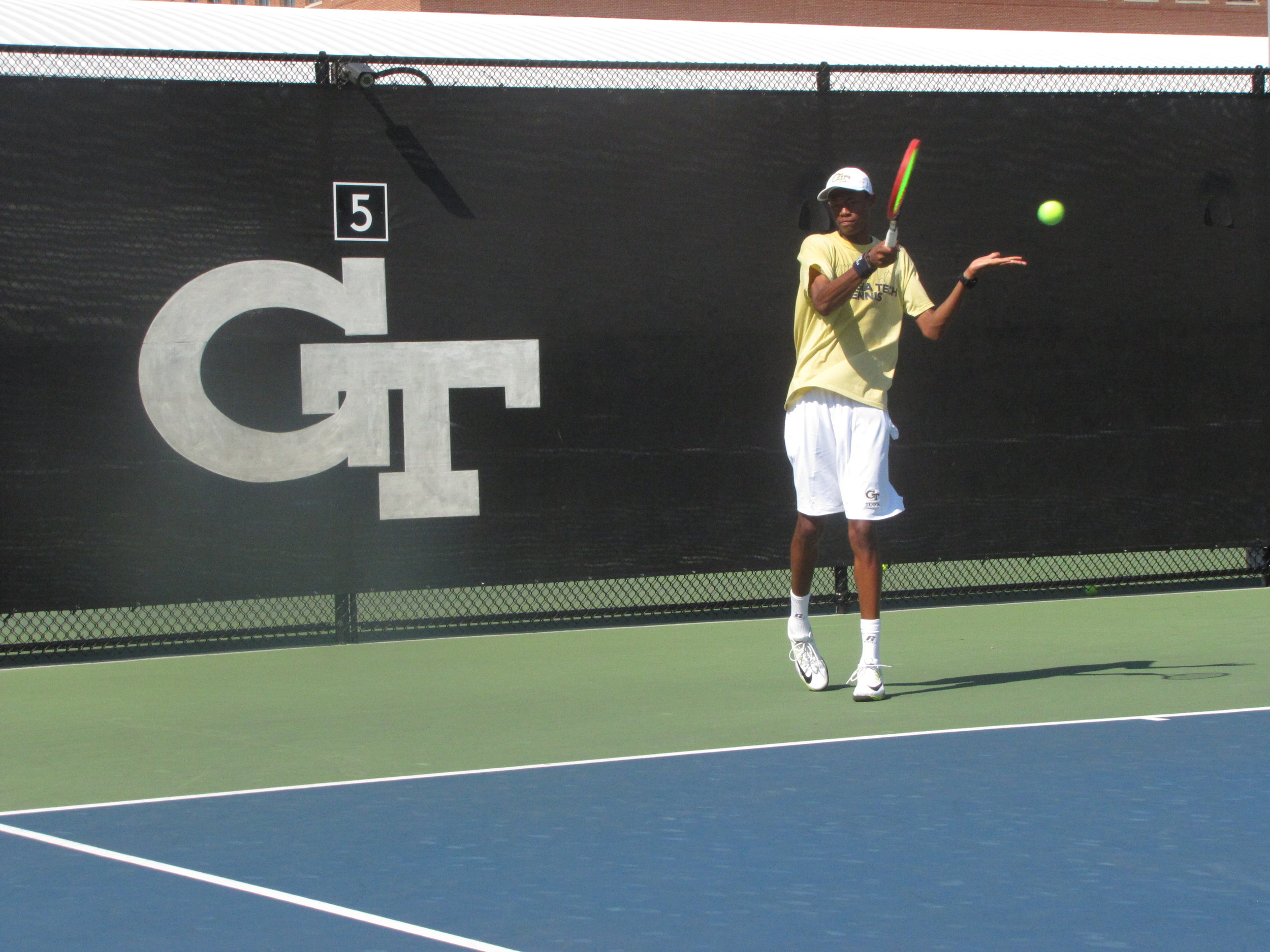 Christopher Eubanks at practice, August 27, 2014