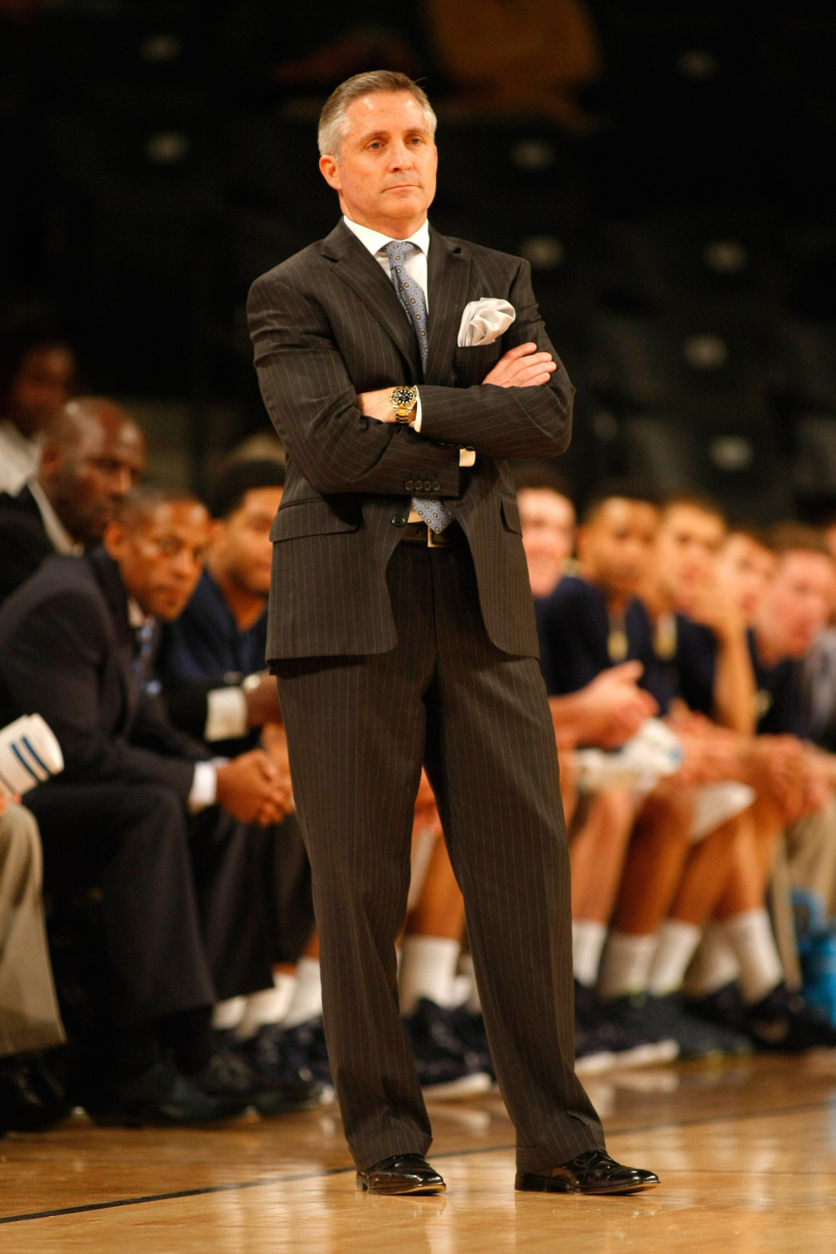 Nov 18, 2014; Atlanta, GA, USA; Yellow Jackets head coach Brian Gregory in the first half. Brett Davis-USA TODAY Sports