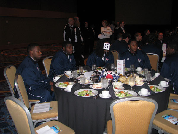 Yellow Jackets at the Georgia Power Football Feud