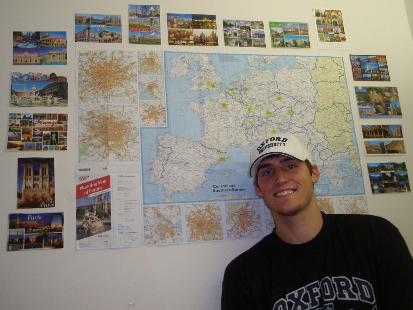 Map and pictures of my destinations