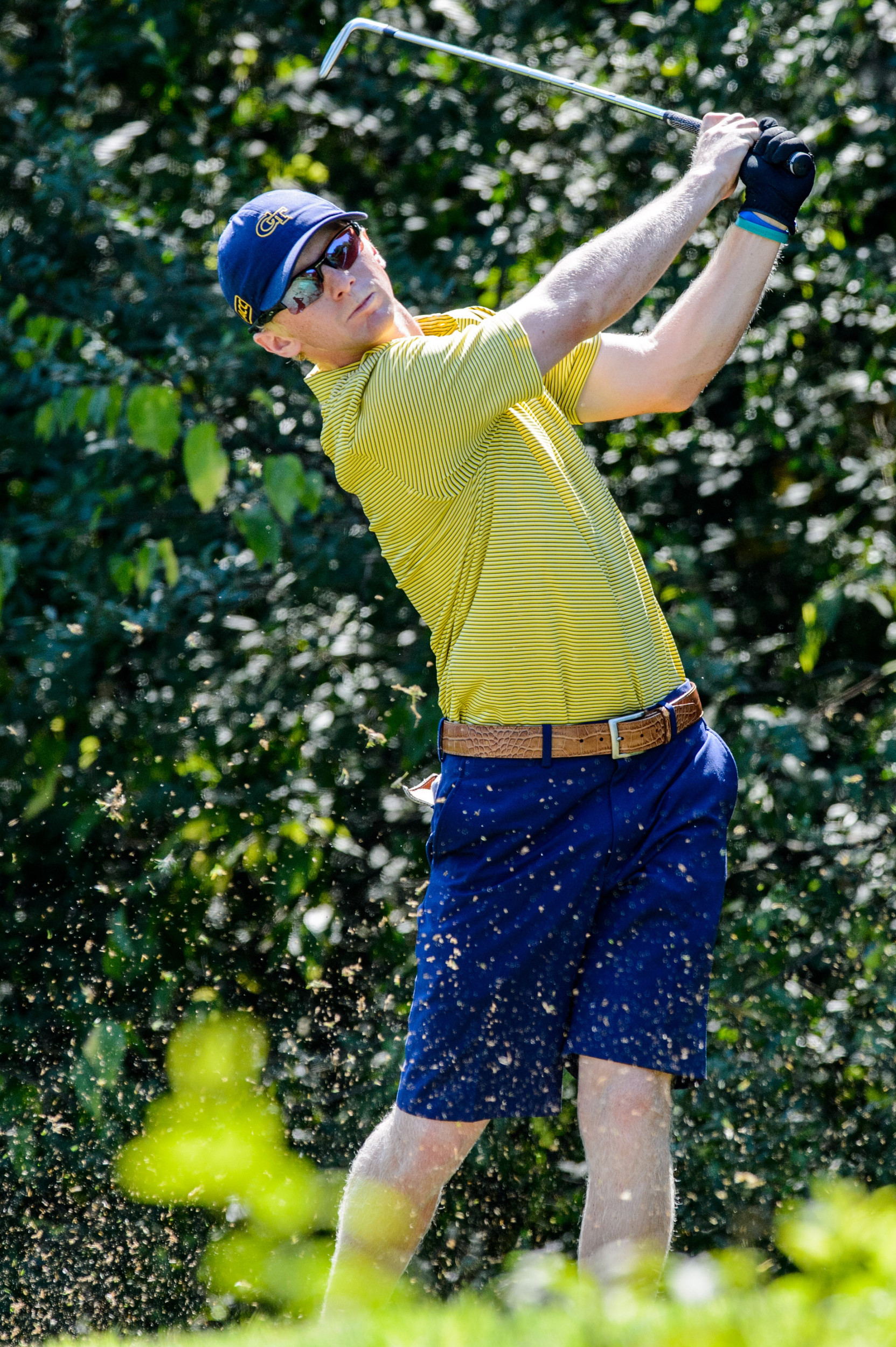 Anders Albertson during the final round of the Carpet Capital Collegiate, September 7, 2014