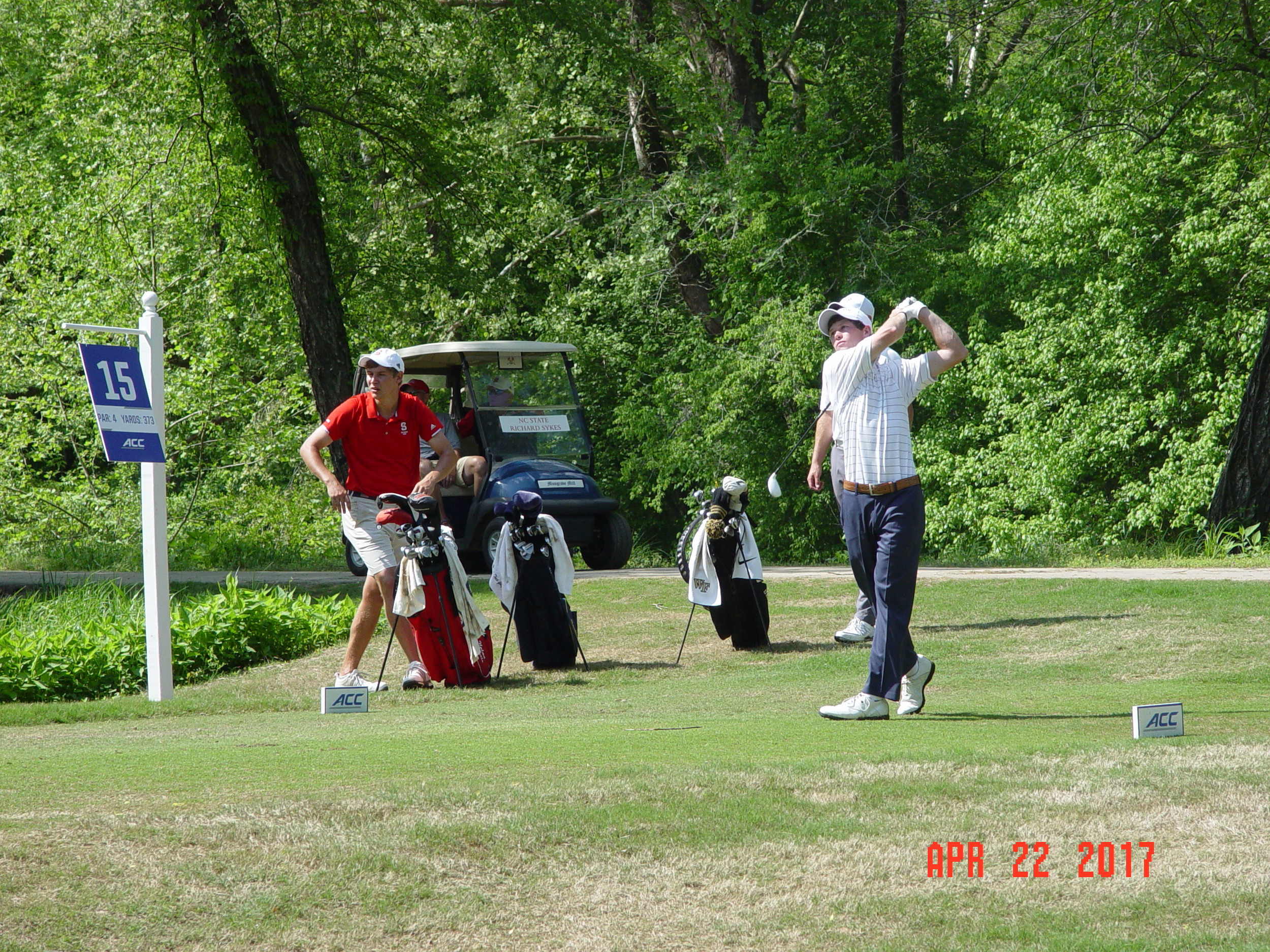 James Clark during the second round of the ACC Men's Golf Championship, Musgrove Mill Golf Club, Clinton, S.C., April 22, 2017