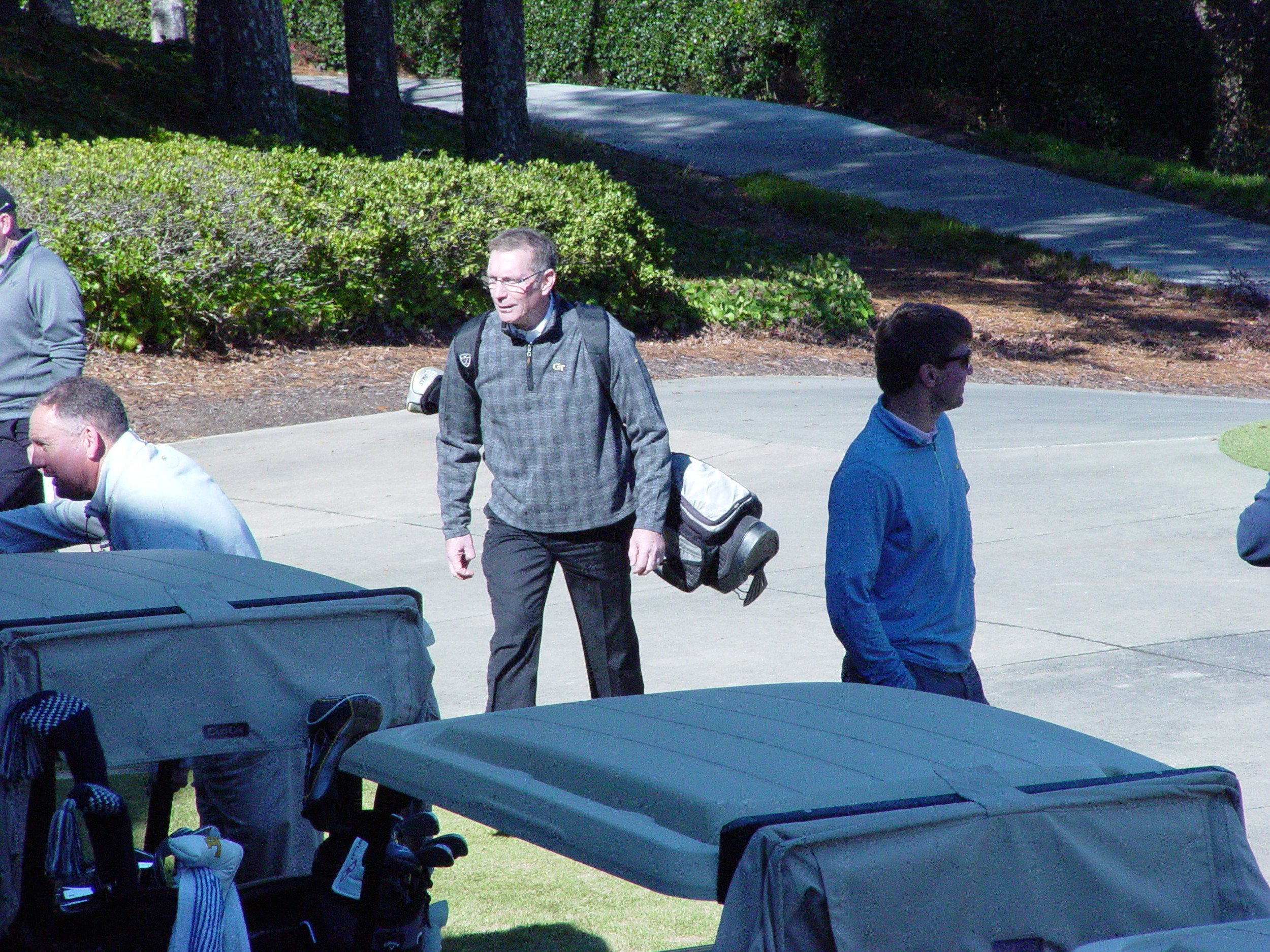 Director of athletics Todd Stansbury at the Ramblin' Wreck Cup, November 12, 2017