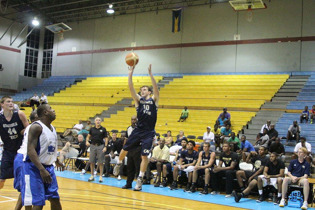 Travis Jorgenson - Georgia Tech men's basketball game action during their 2015 Bahamas Tour.