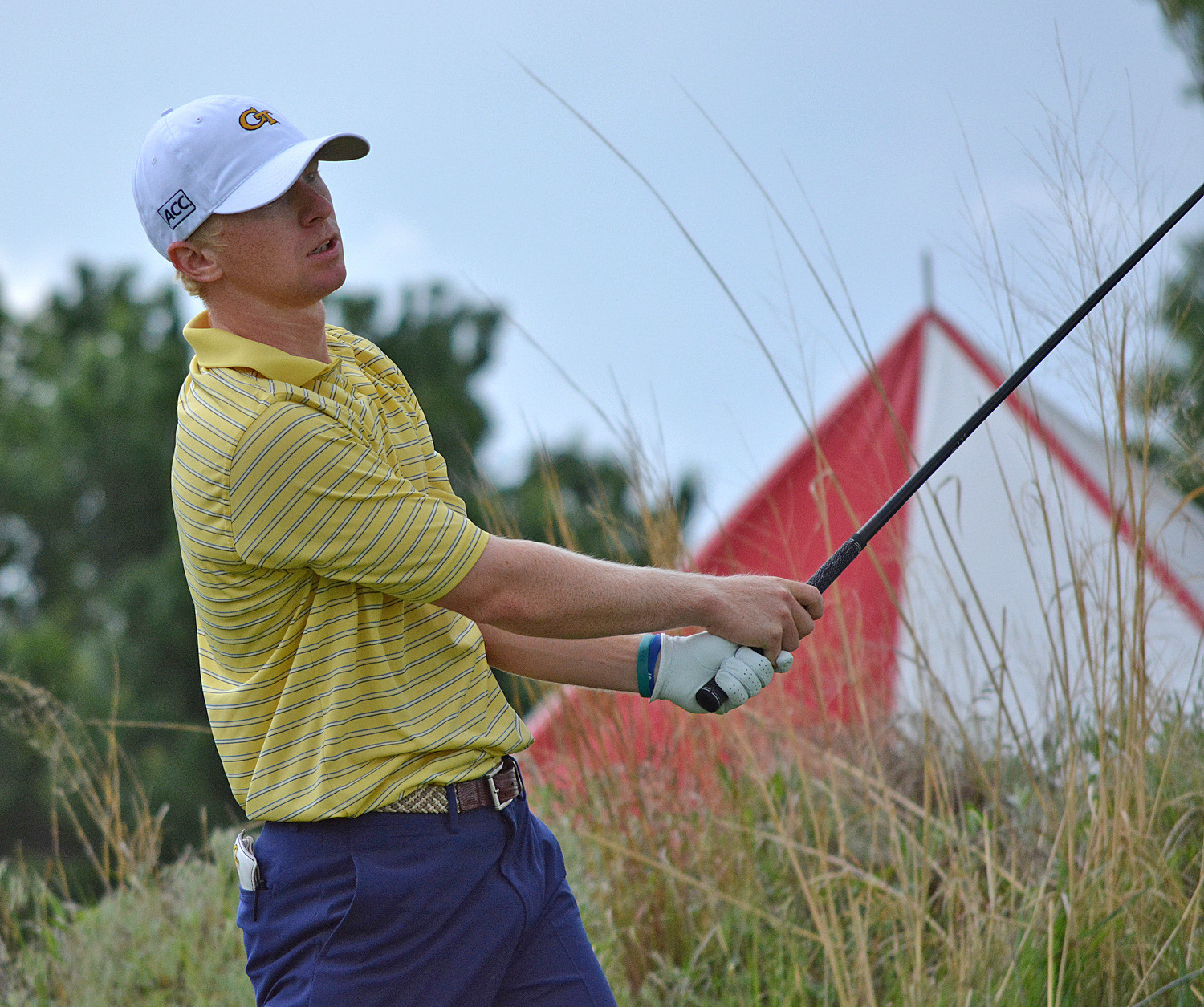 Georgia Tech during the NCAA Golf Championships at Prairie Dunes Country Club in Hutchinson, Kansas, on Saturday, May 24, 2014. (Photo by Steven Colquitt)