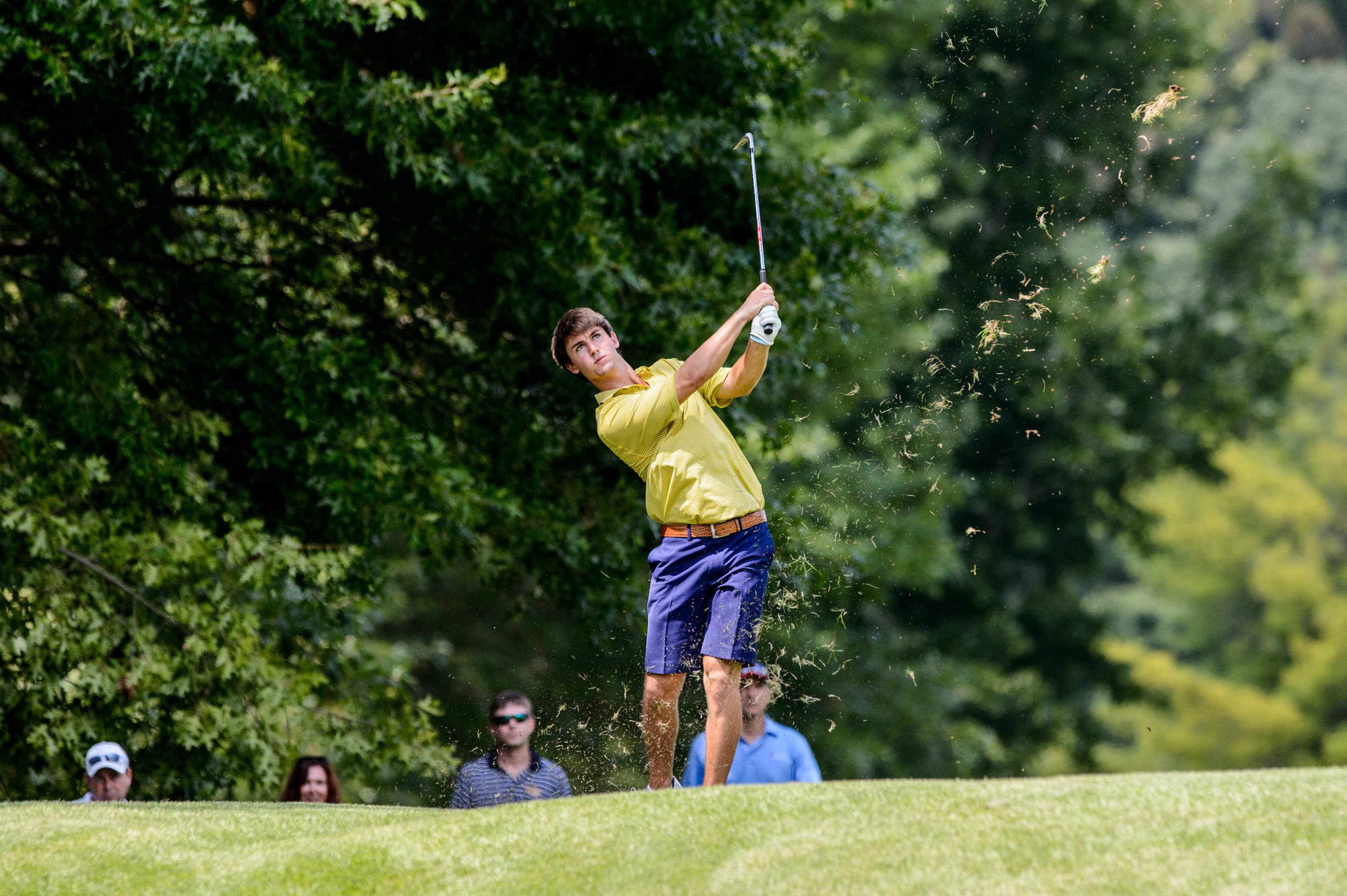 Ollie Schniederjans during the final round of the Carpet Capital Collegiate, September 7, 2014