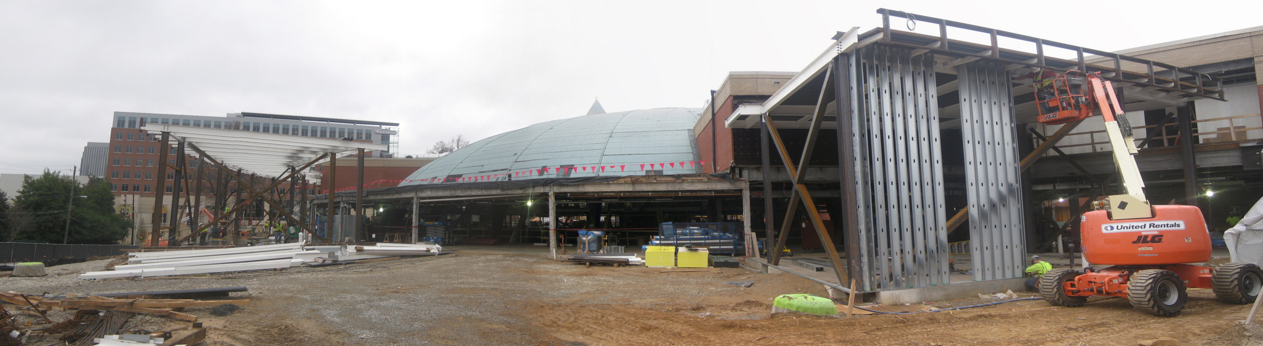 Work continues on the future McCamish Pavilion - 12/19/11