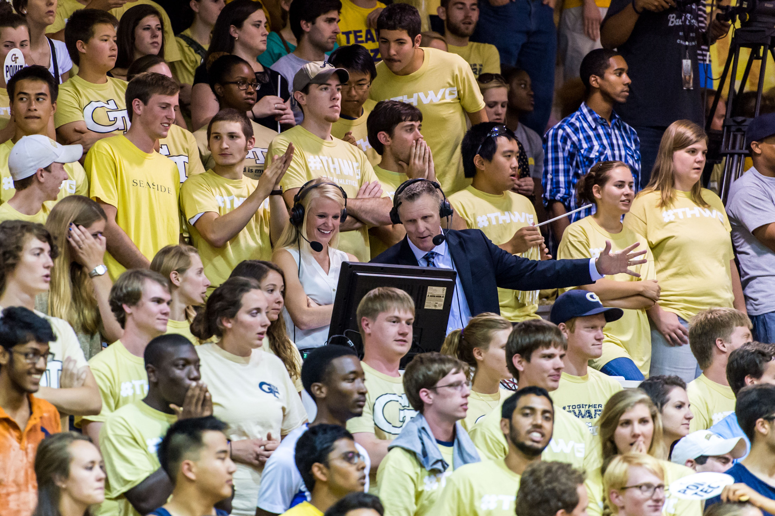 Former Georgia Tech Volleyball player Jordan McCullers on the call