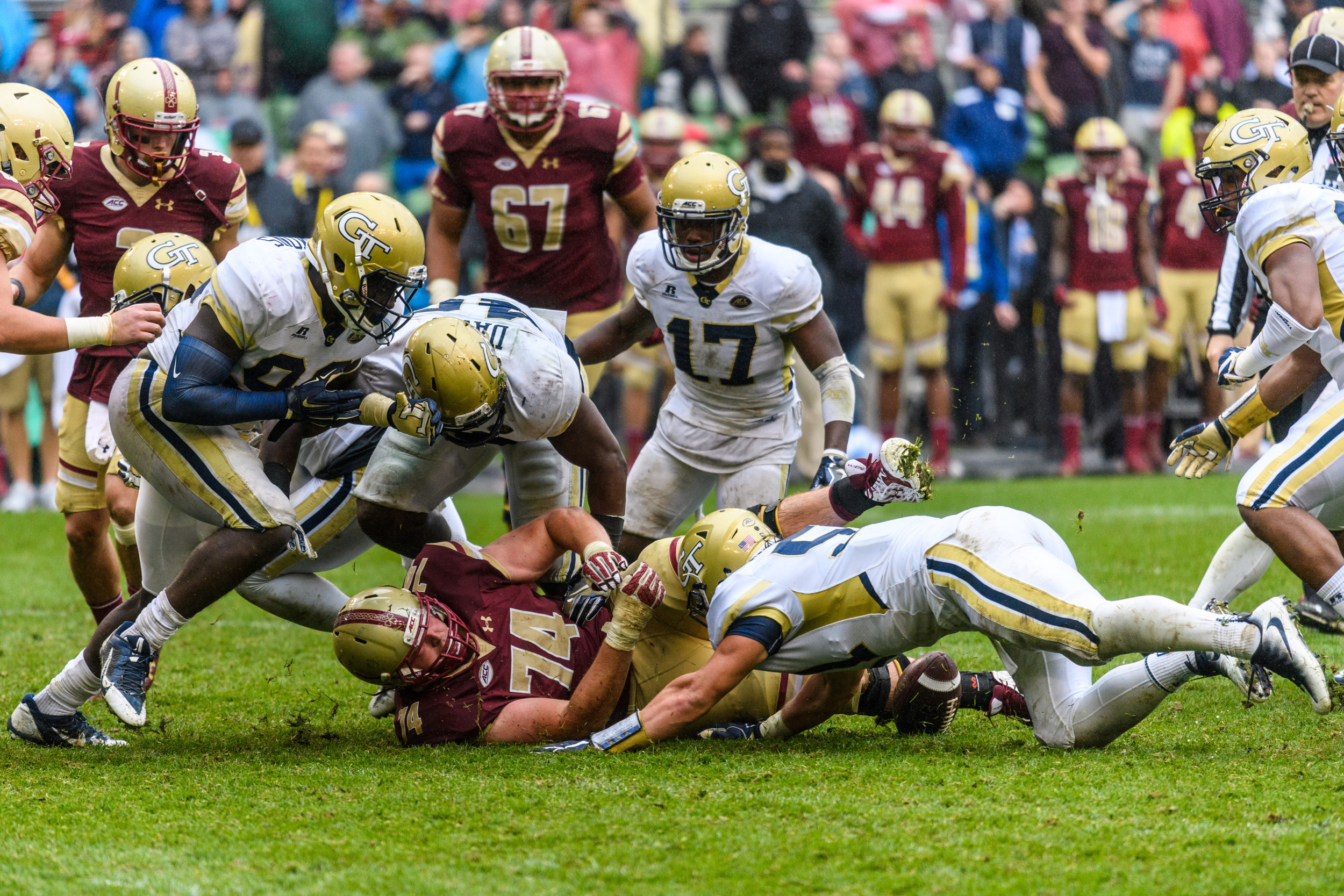 Lance Austin (17), P.J. Davis (40), Brant Mitchell (51), Antonio Simmons (93)