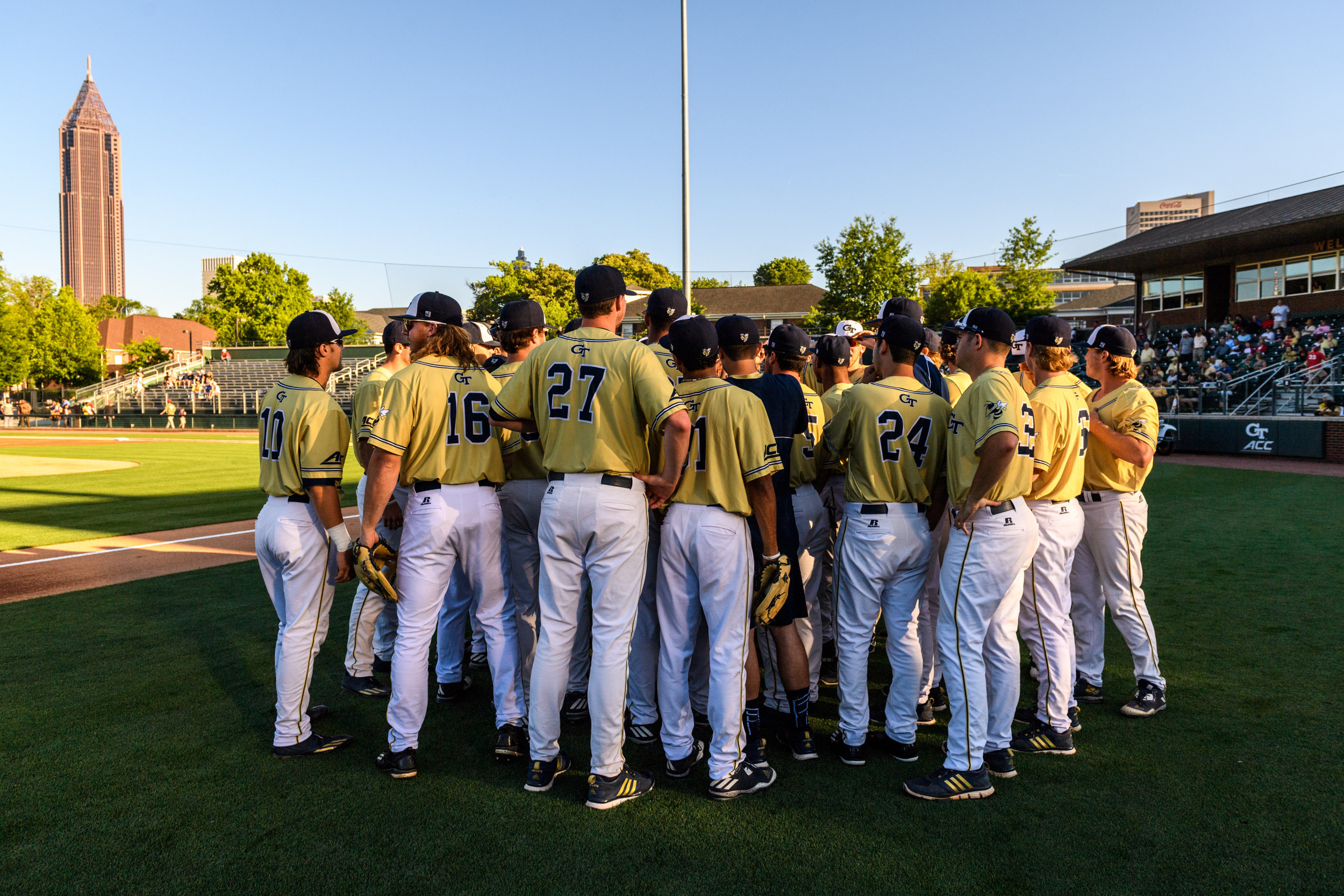 Team huddle