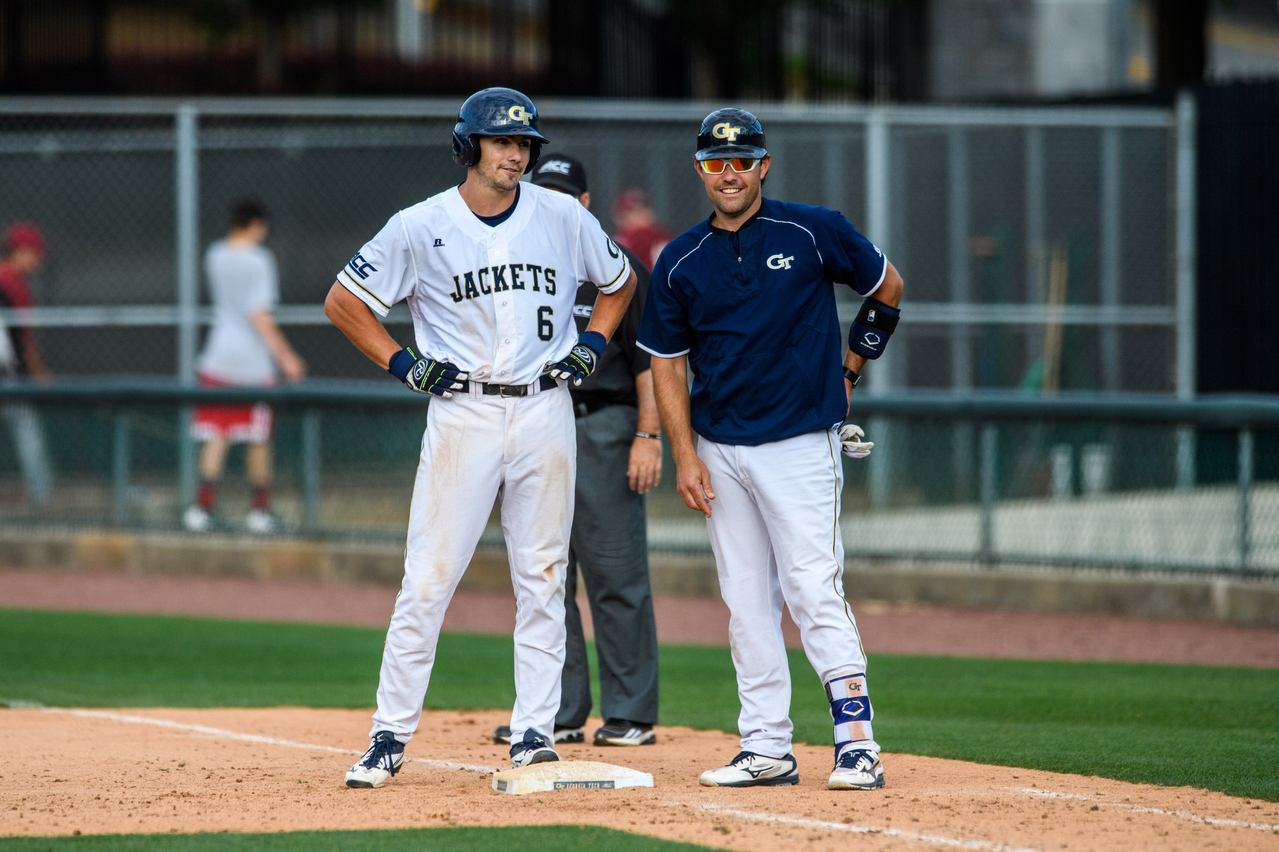 Volunteer Assistant Coach Mike Nickeas (12), Ryan Peurifoy (6)