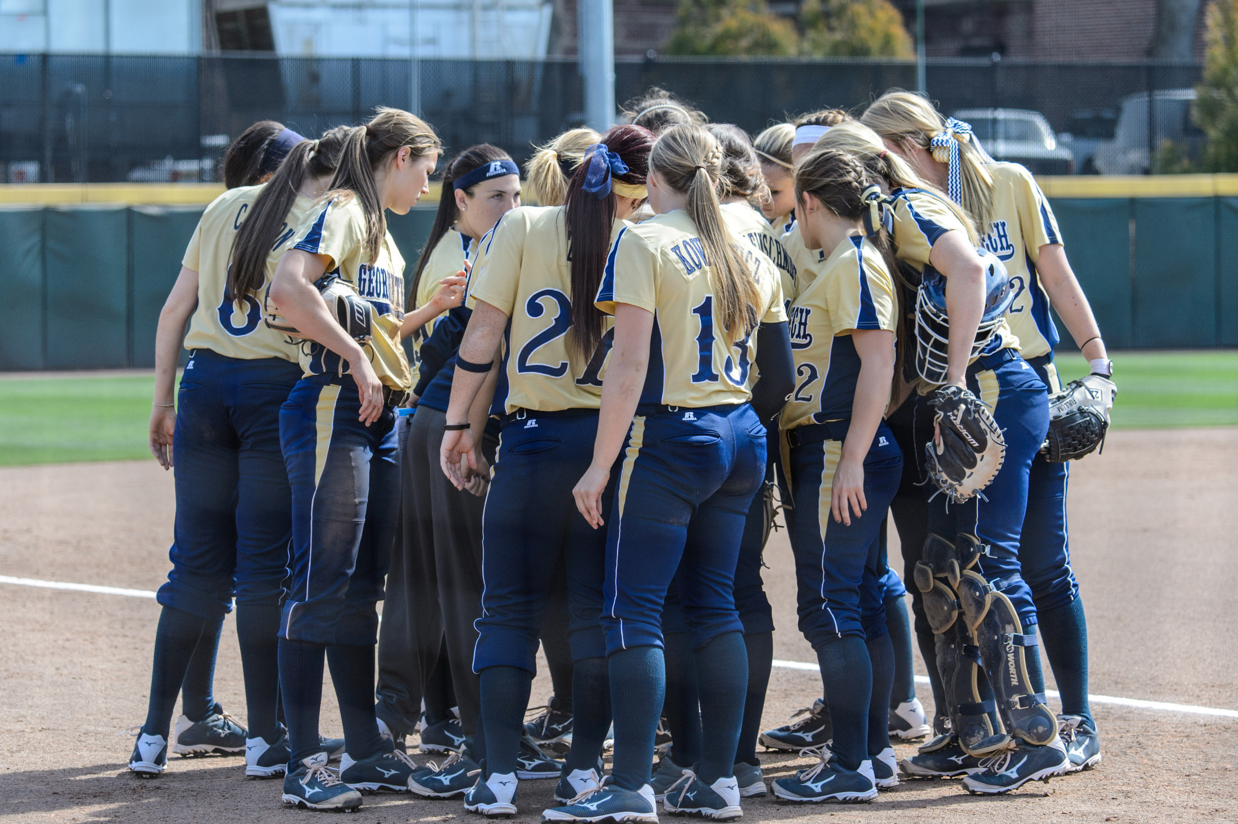 Team huddle