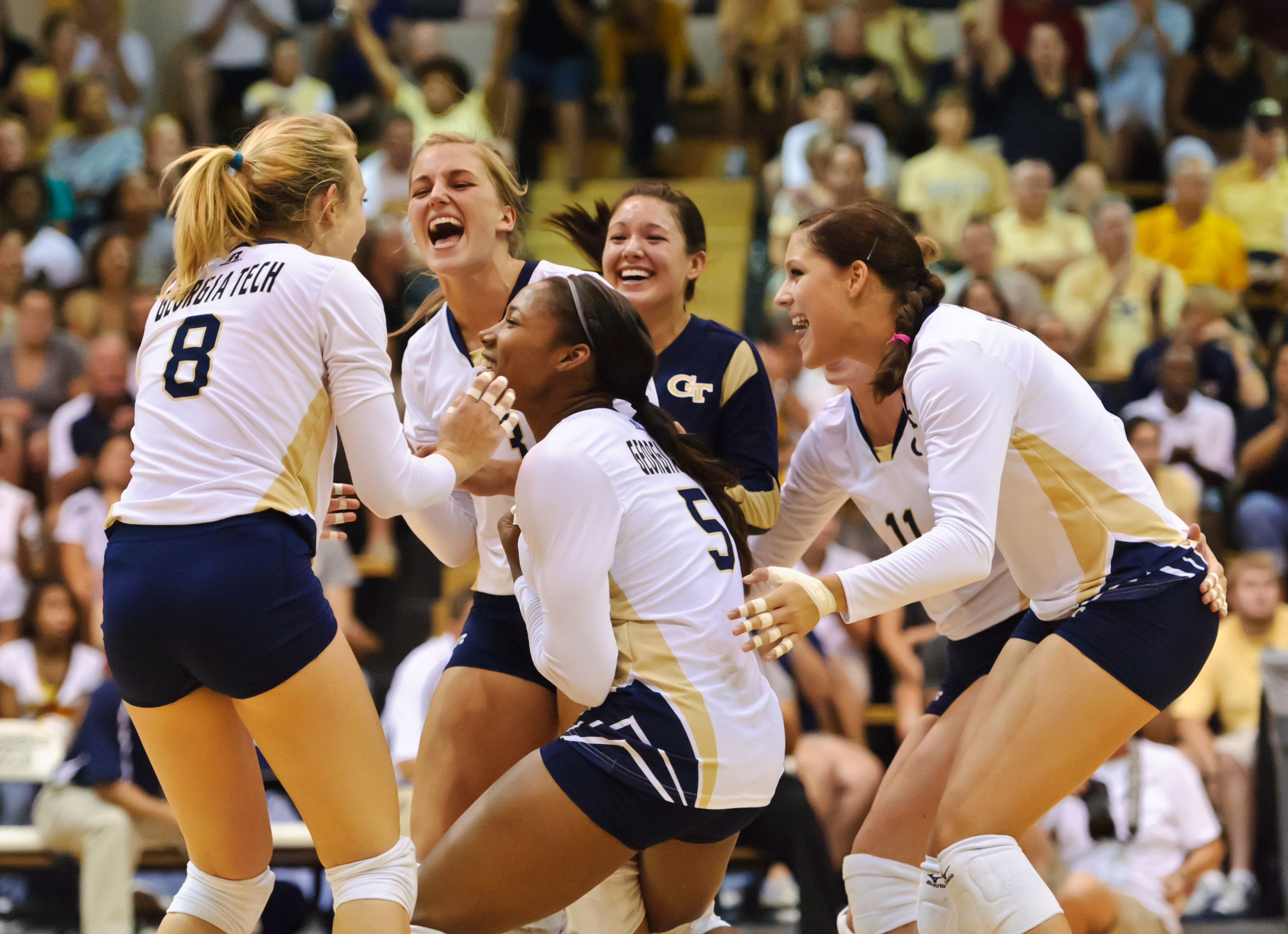 Susan Carlson (23), Monique Mead (5), Nicki Meyer (7), Ali Santi (8), Asia Stawicka (2)