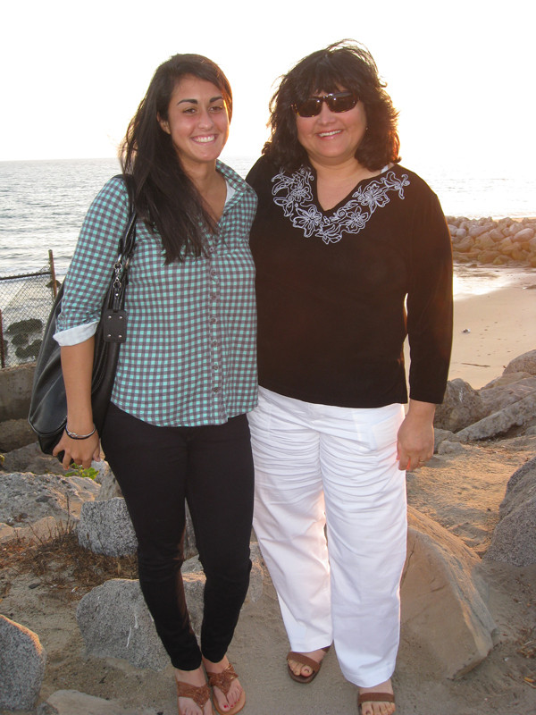 Amanda McDowell with her mom