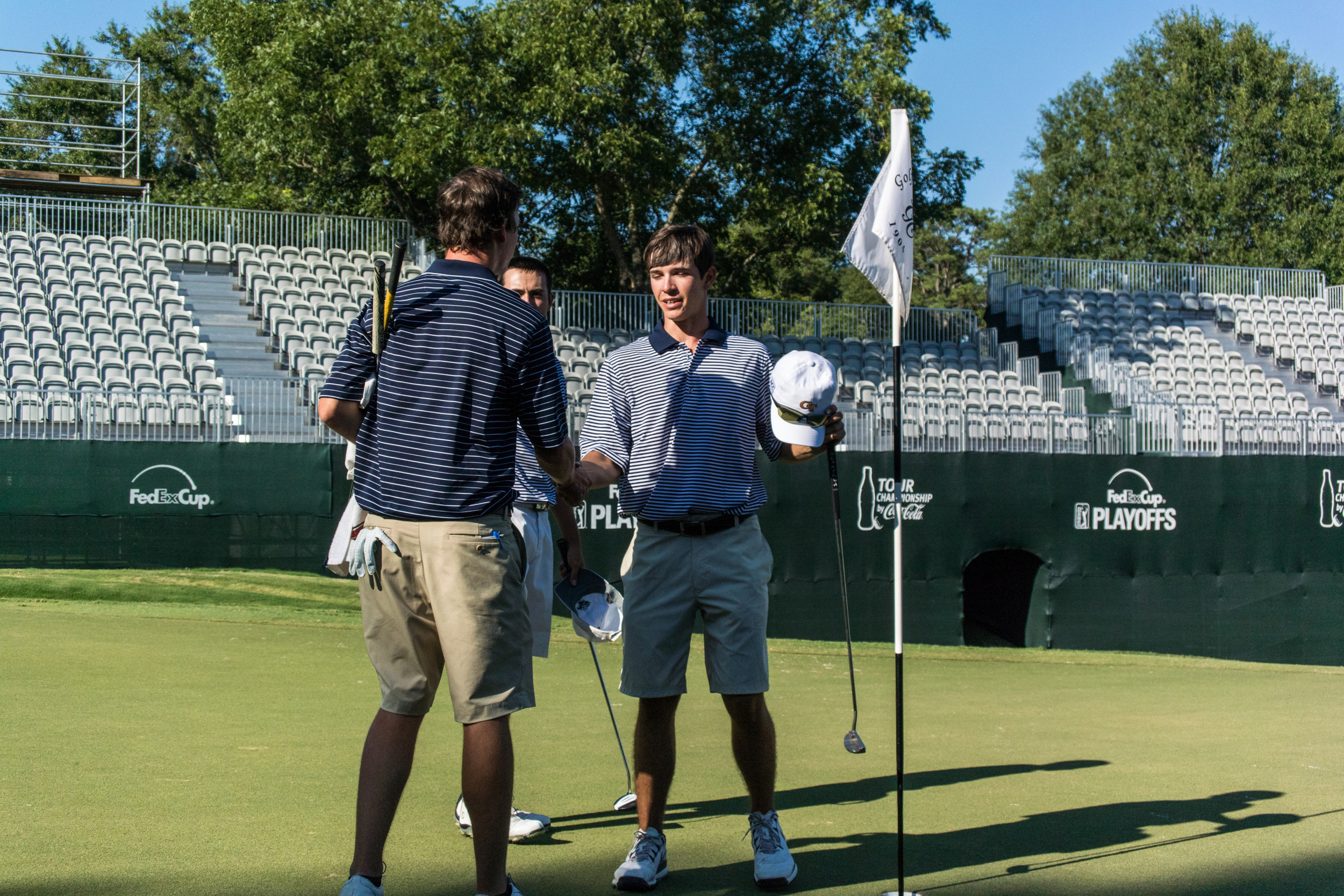 James Clark during a qualifying round at East Lake Golf Club, August 28, 2014