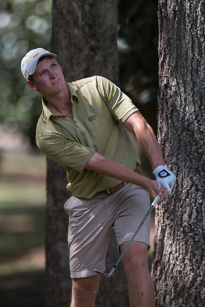 Vincent Whaley during the first round of the Carpet Capital Collegiate, September 11, 2015