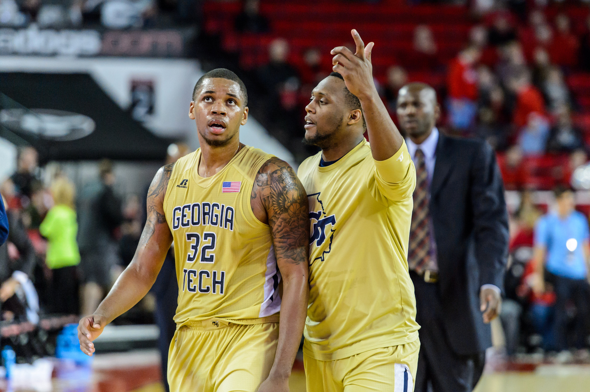 Nick Jacobs (32), Charles Mitchell (0)