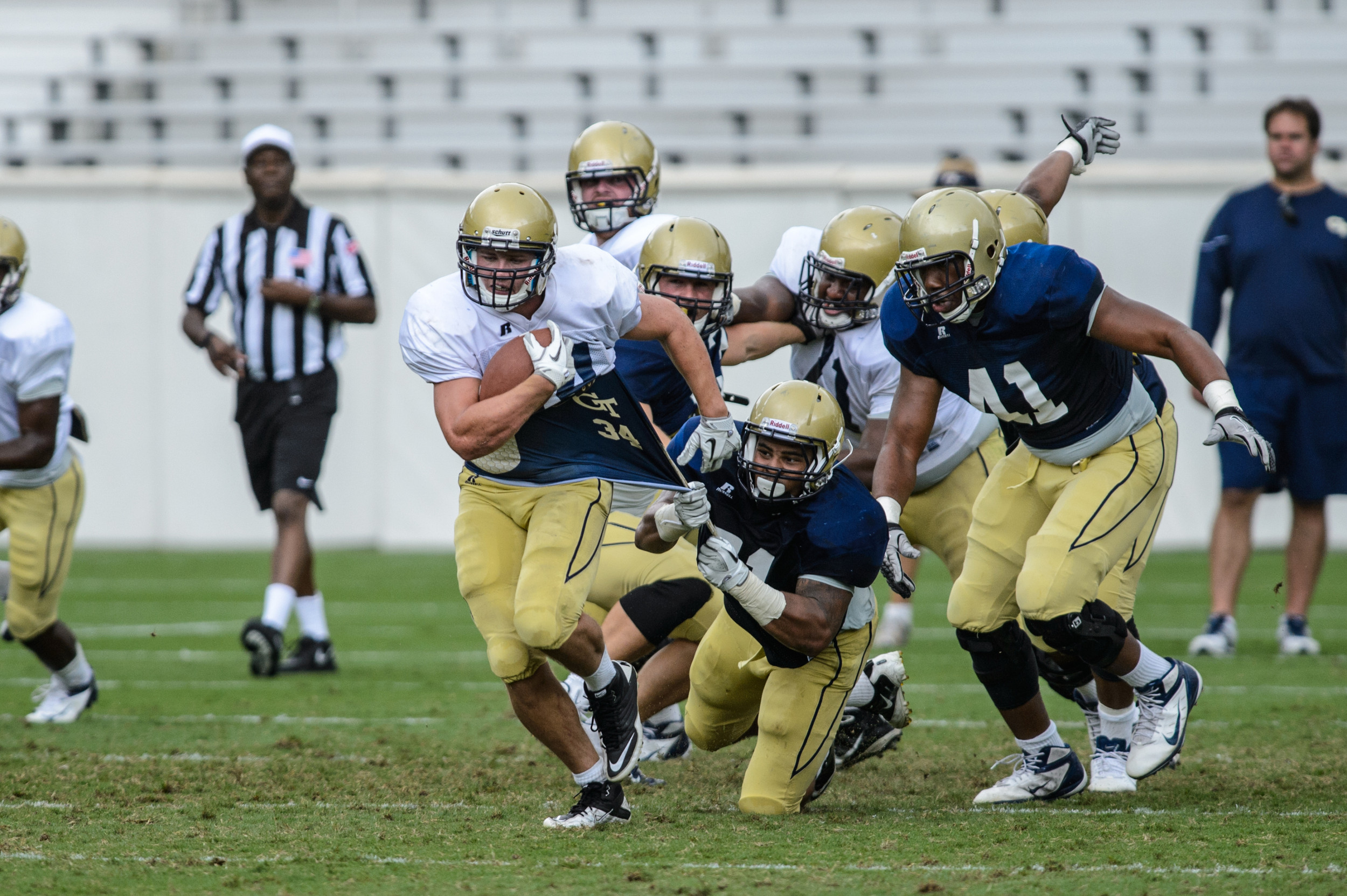 Matt Connors (34) - 2012 Scrimmage #1