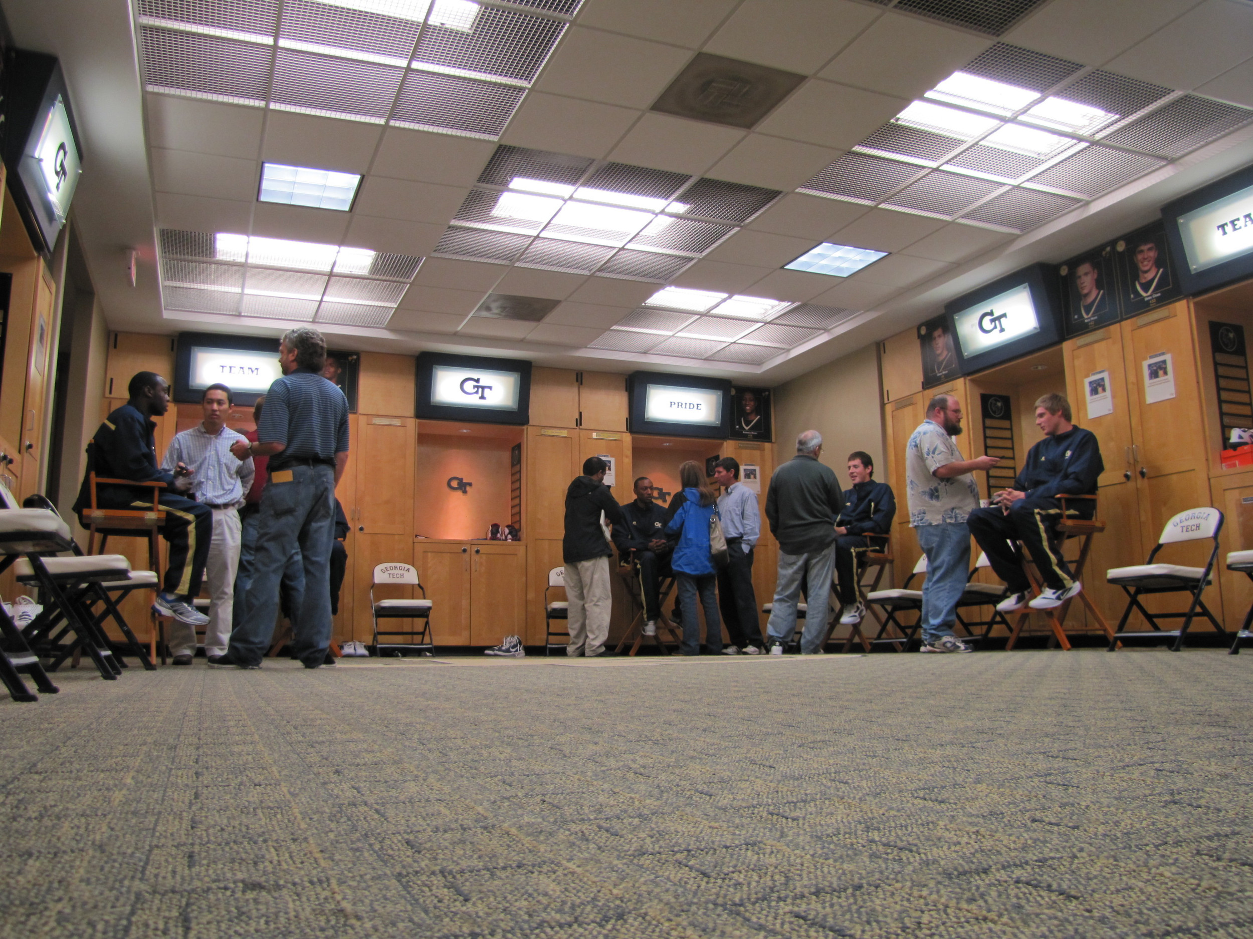 Georgia Tech basketball media day and McCamish Pavilion Tour
