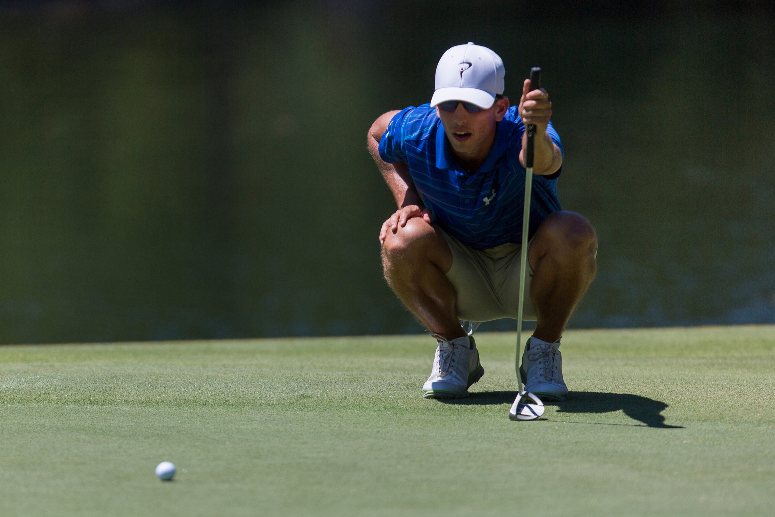 Seth Reeves during the opening round of match play at the U.S. Amateur, August 13, 2014, Atlanta Athletic Club, Johns Creek, Ga.