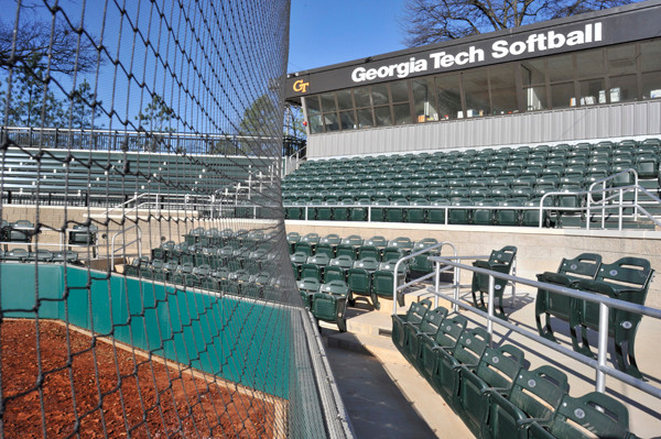 The seating area is complete.