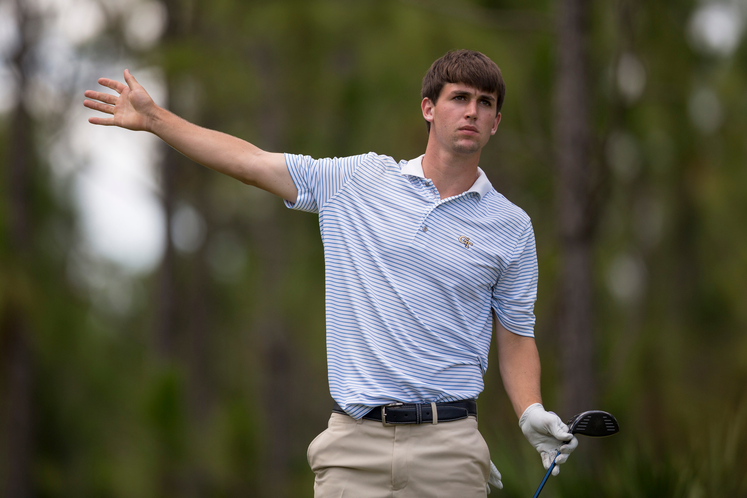 Ollie Schniederjans during the third round of the NCAA Championship, May 31, 2015, Bradendon, Fla.
