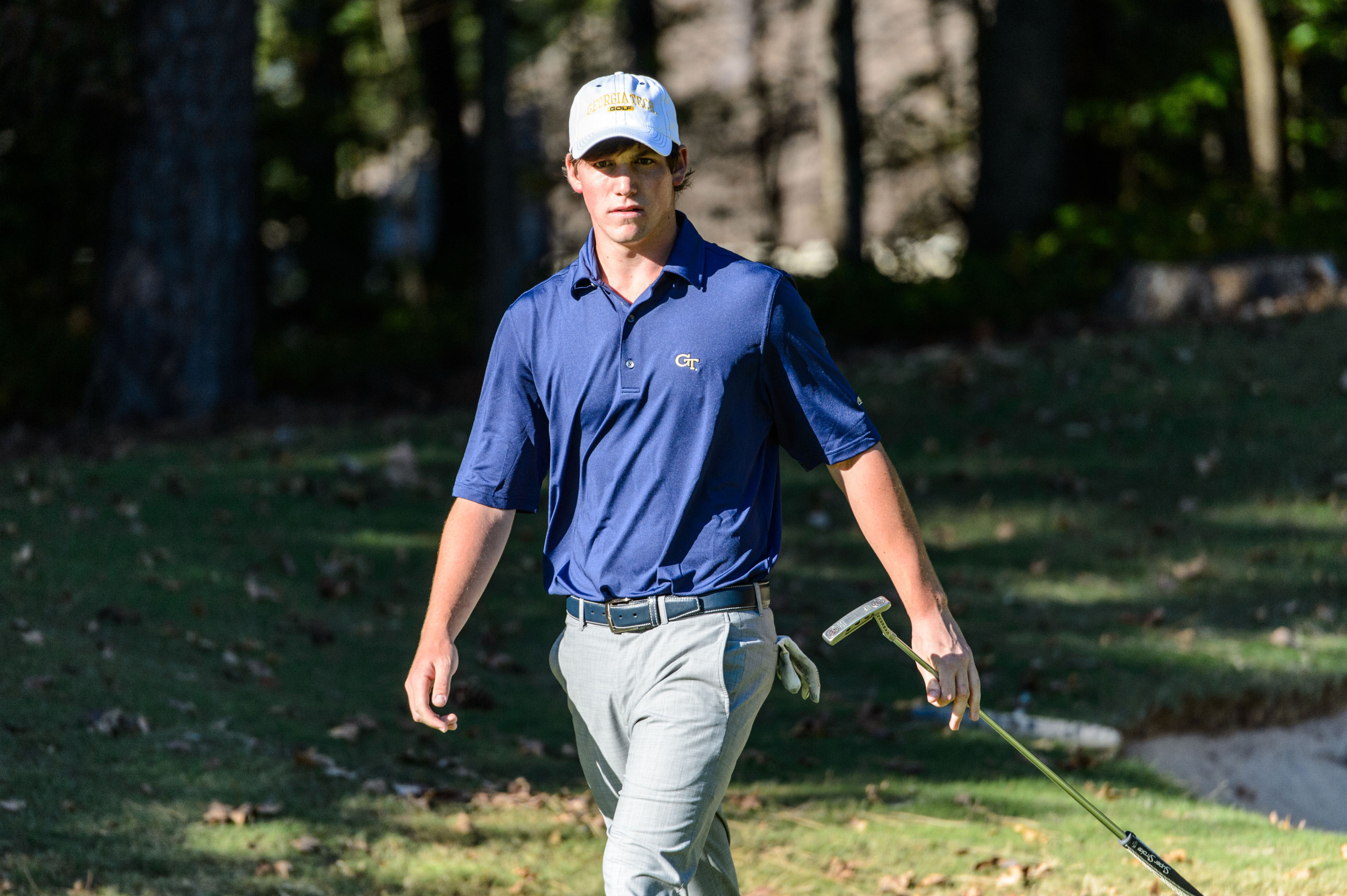 Michael Pisciotta during the final round of the United States Collegiate Championship at the Golf Club of Georgia, October 18, 2015