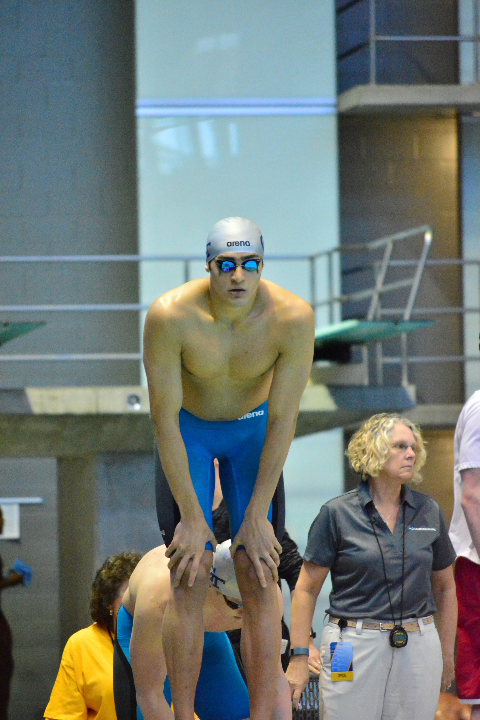 Youssef Hammoud -- Georgia Tech during the NCAA Swimming and Diving Championships on Thursday, March 26, 2015, at the Campus Recreation & Wellness Center Natatorium in Iowa City, Iowa. (Photo by Steven Colquitt)