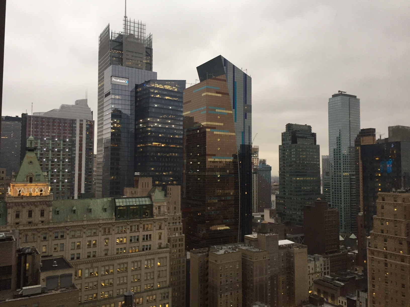 Midtown Manhattan on Sunday afternoon. NIT.