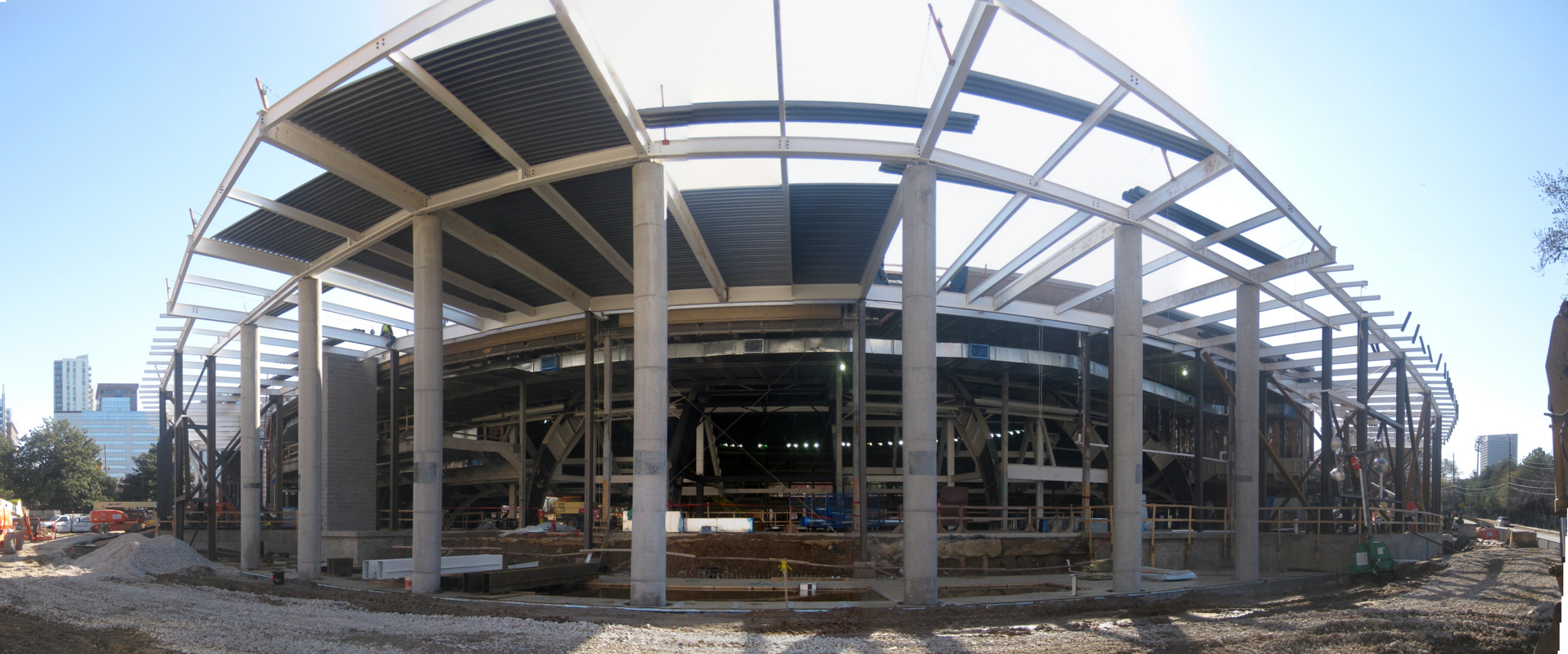 Work continues on the future McCamish Pavilion - 12/19/11