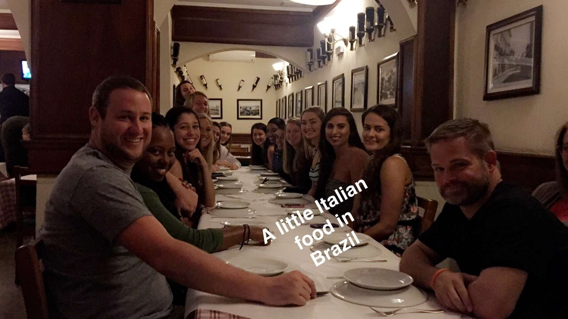 Dinner at a great Italian place