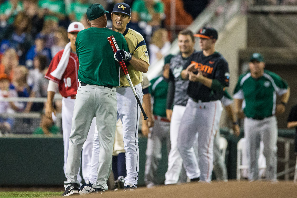 Kel Johnson at 2015 TD Ameritrade College Home Run Derby (Photo by Michael Spomer)