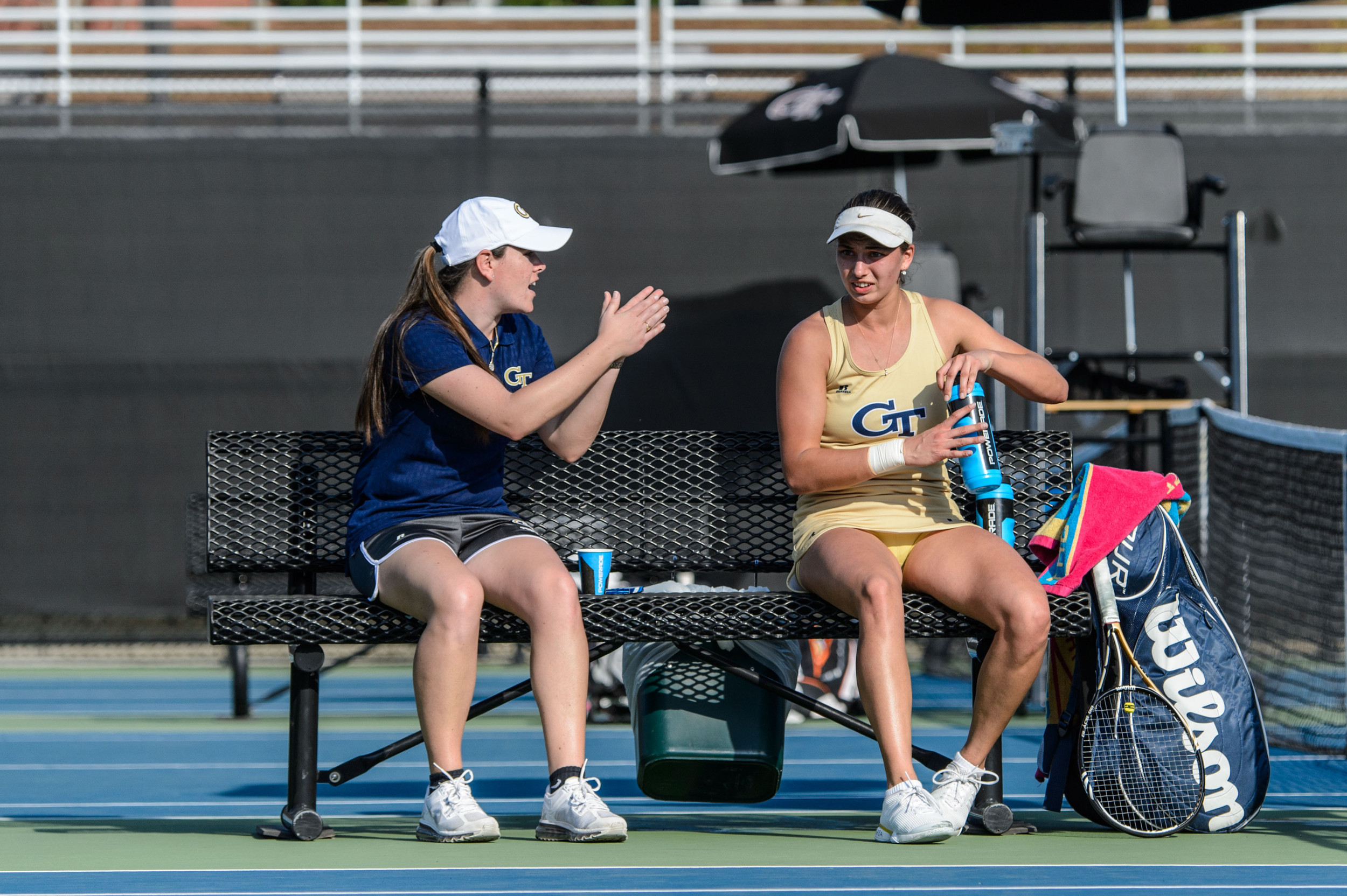 Volunteer Assistant Coach Keri Frankenberger, Natasha Prokhnevska
