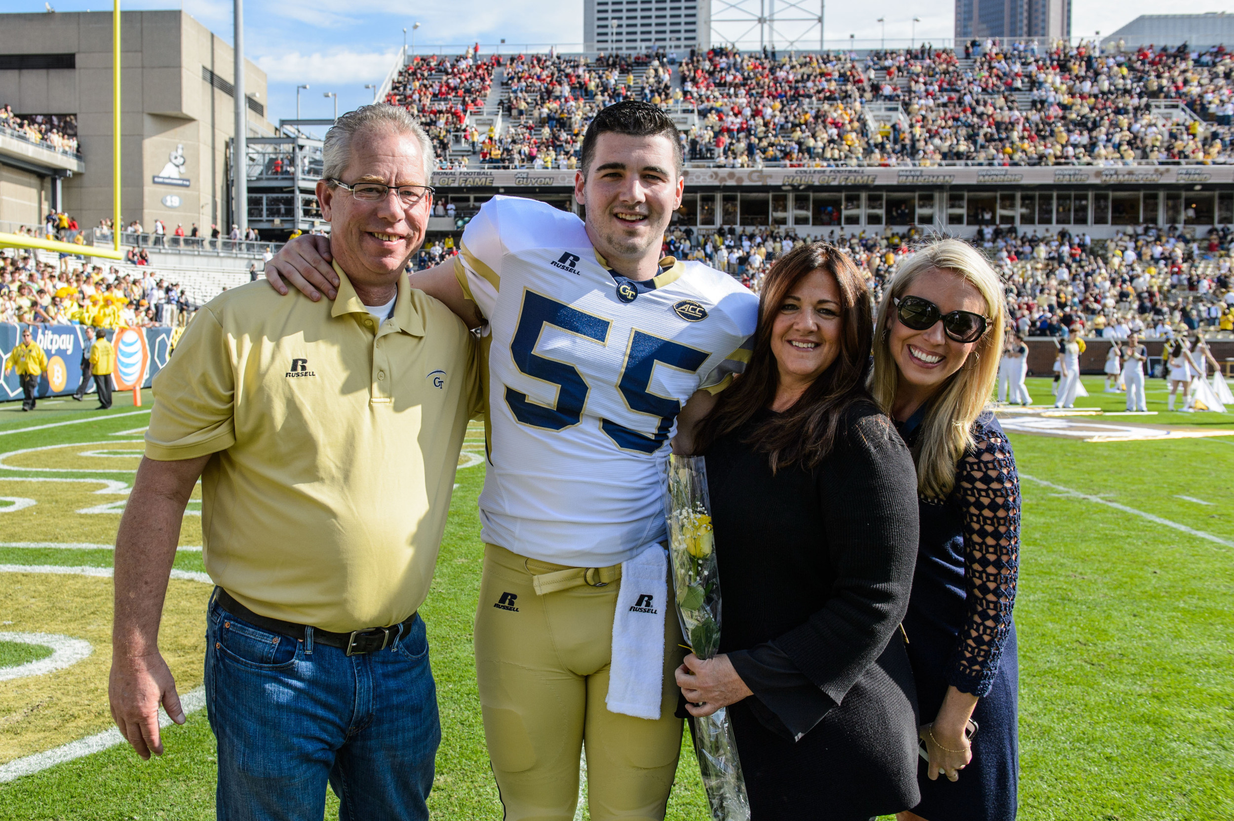 Sean Tobin (55) and family