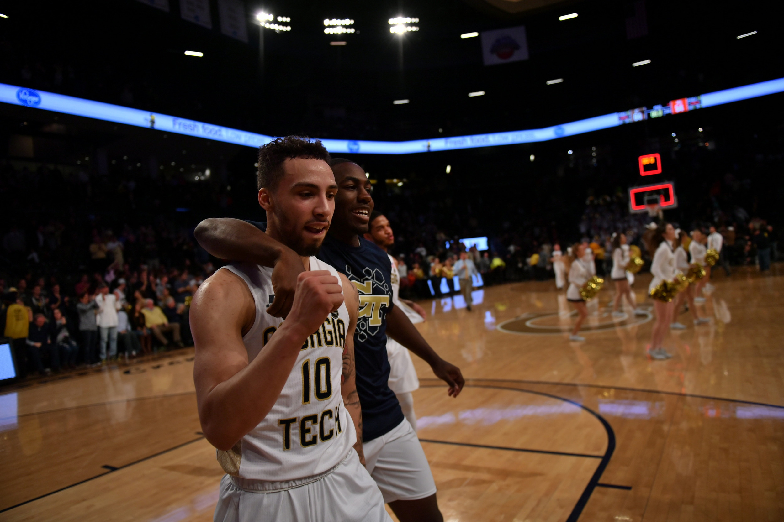 Jose Alvarado (10), Malachi Rice (55)