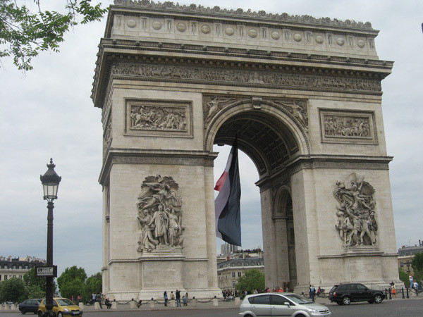 The Arc de Triomphe