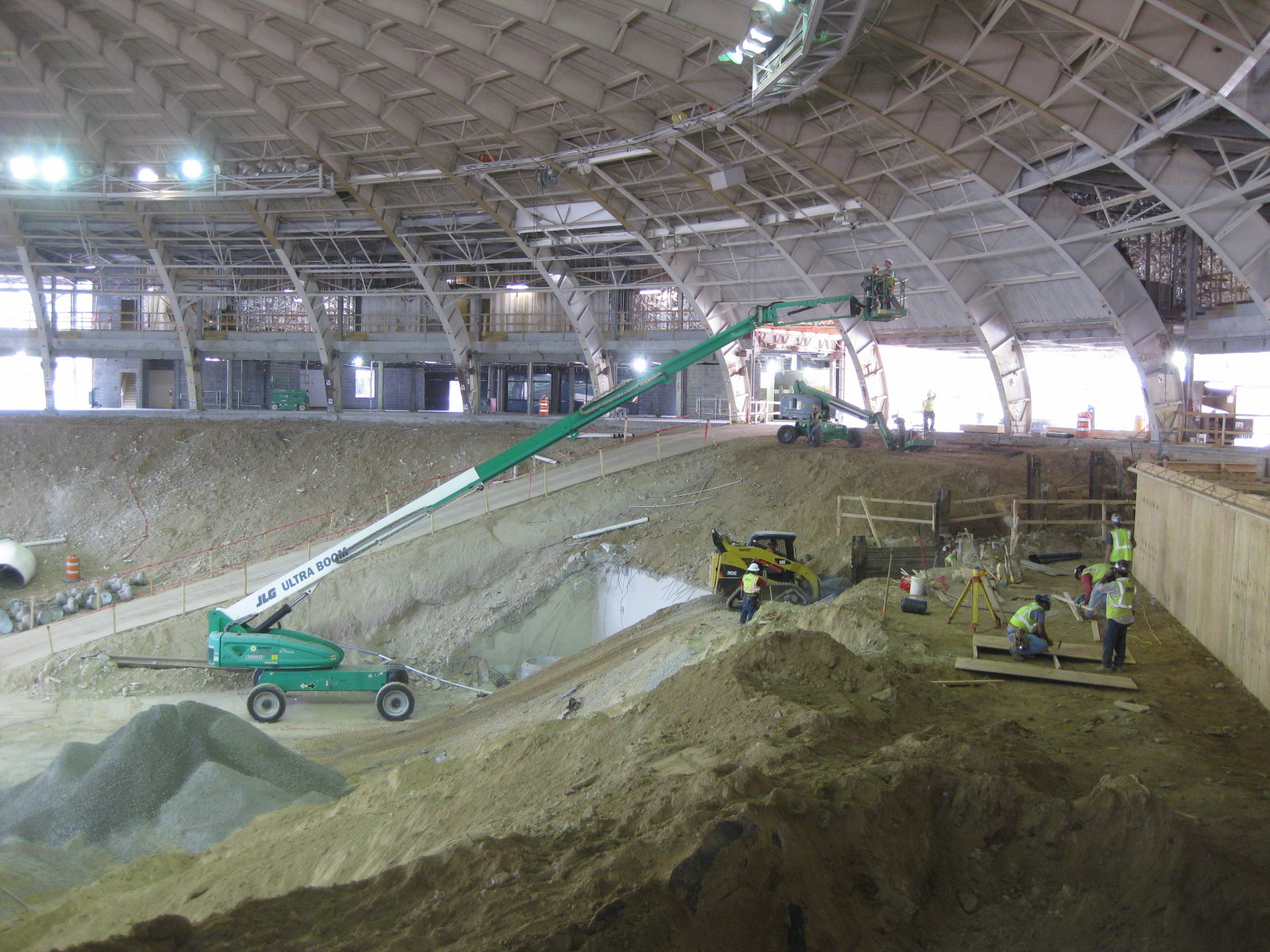 July 22, 2011 - McCamish Pavilion Construction Continues