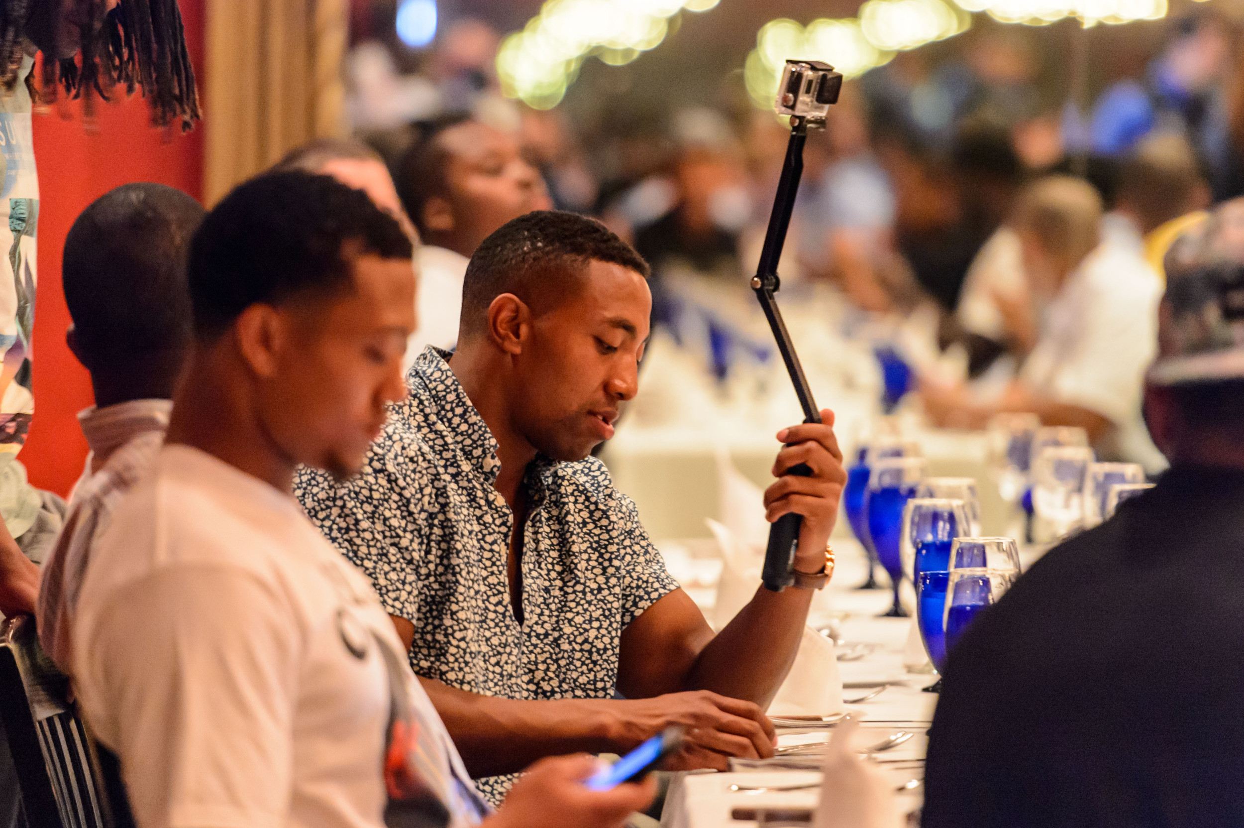 The Yellow Jackets feasted at Texas De Brazil in South Beach