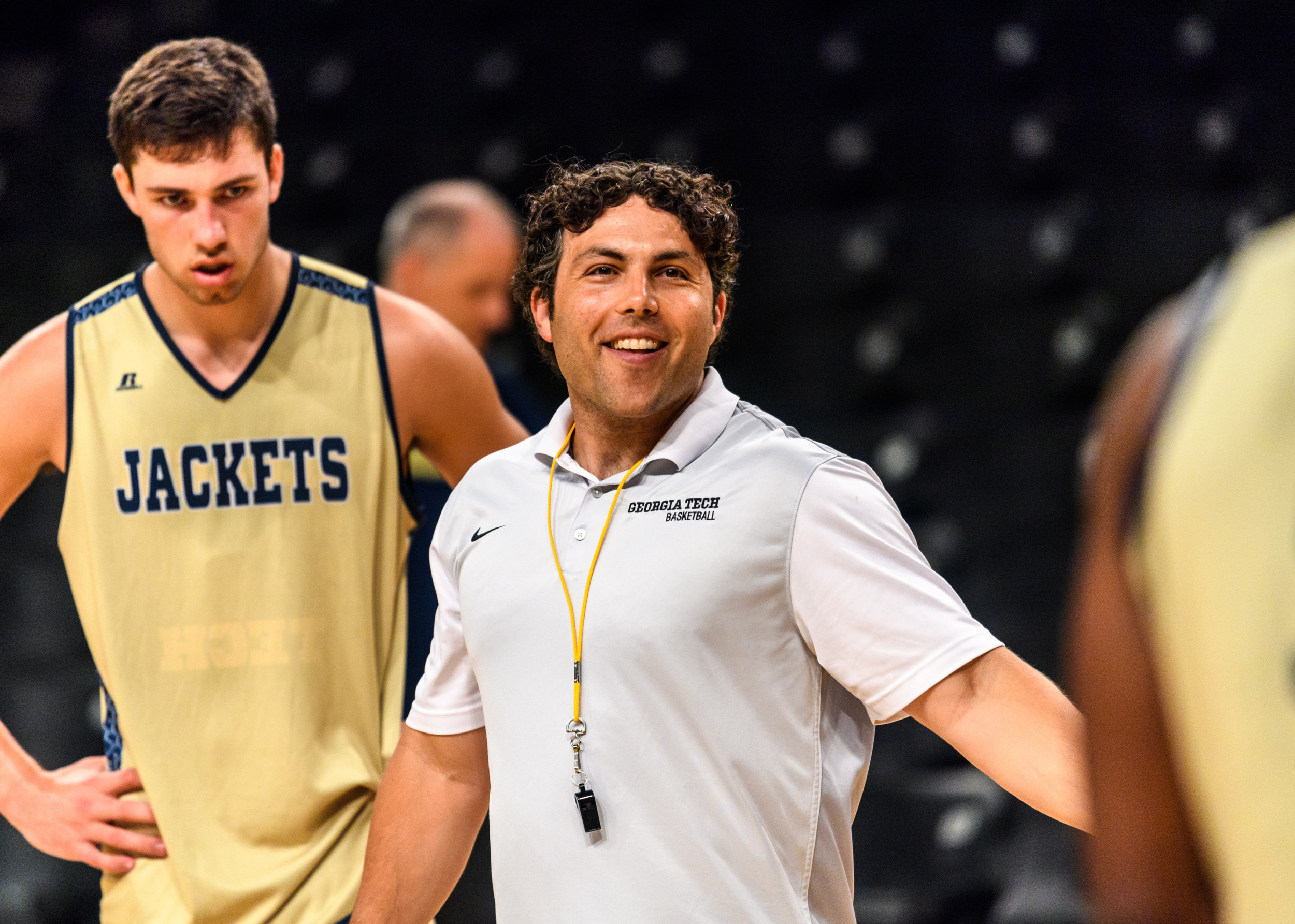 Head coach Josh Pastner - GTMBB practice, July 11, 2017