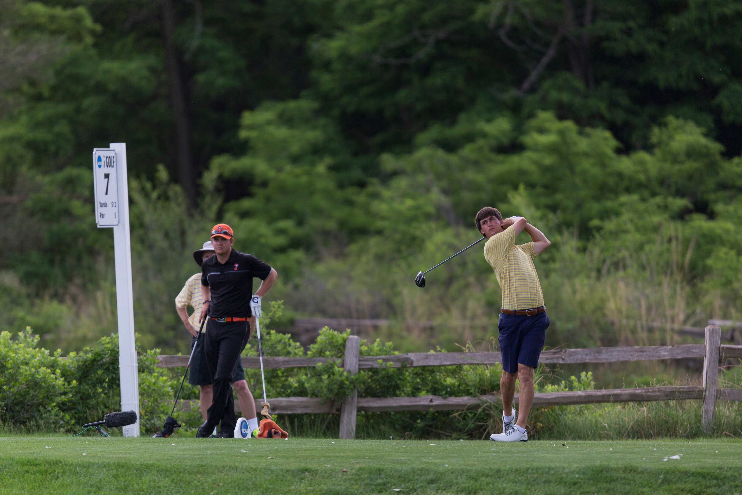 Tuesday quarterfinal match vs. Oklahoma State in the NCAA Championship, May 27, 2014