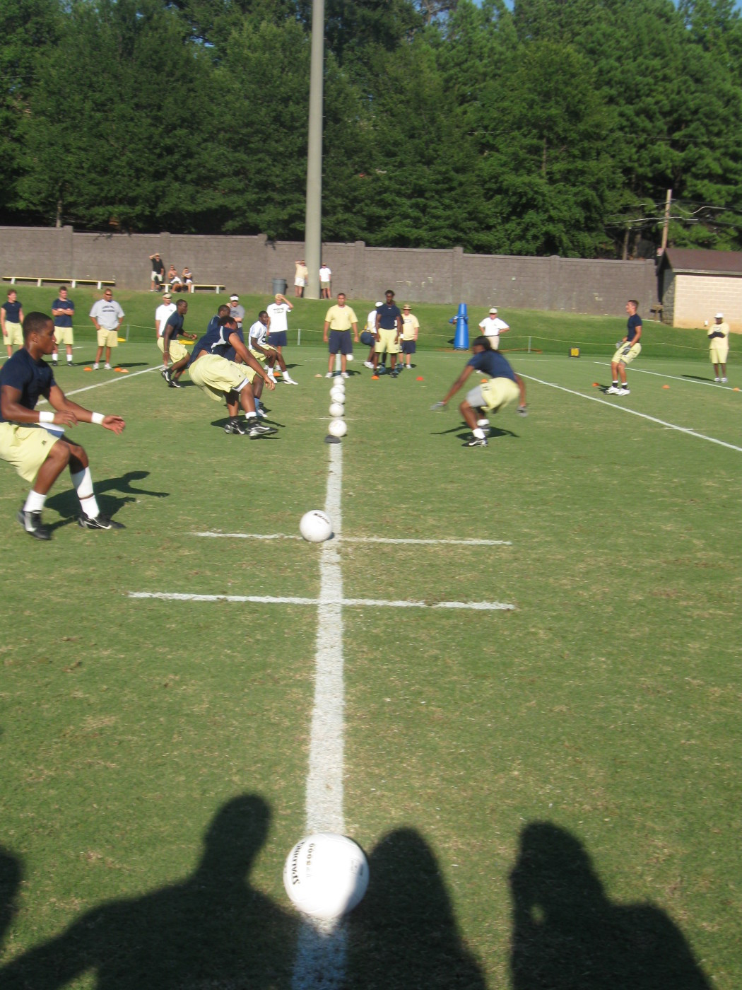 Georgia Tech Football Practice and Dodgeball Tournament (August 8)
