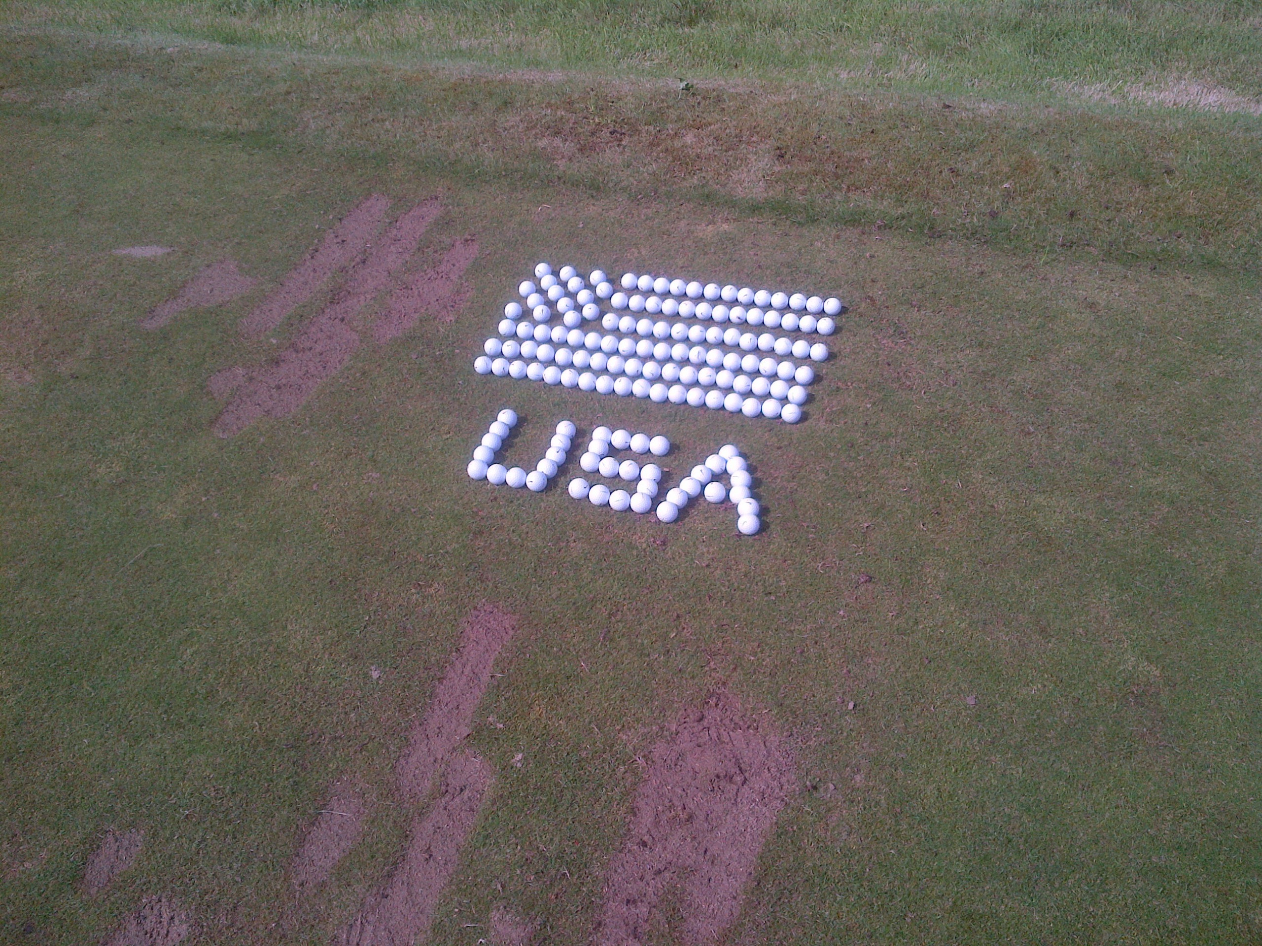 USA in golf balls - Palmer Cup 2012