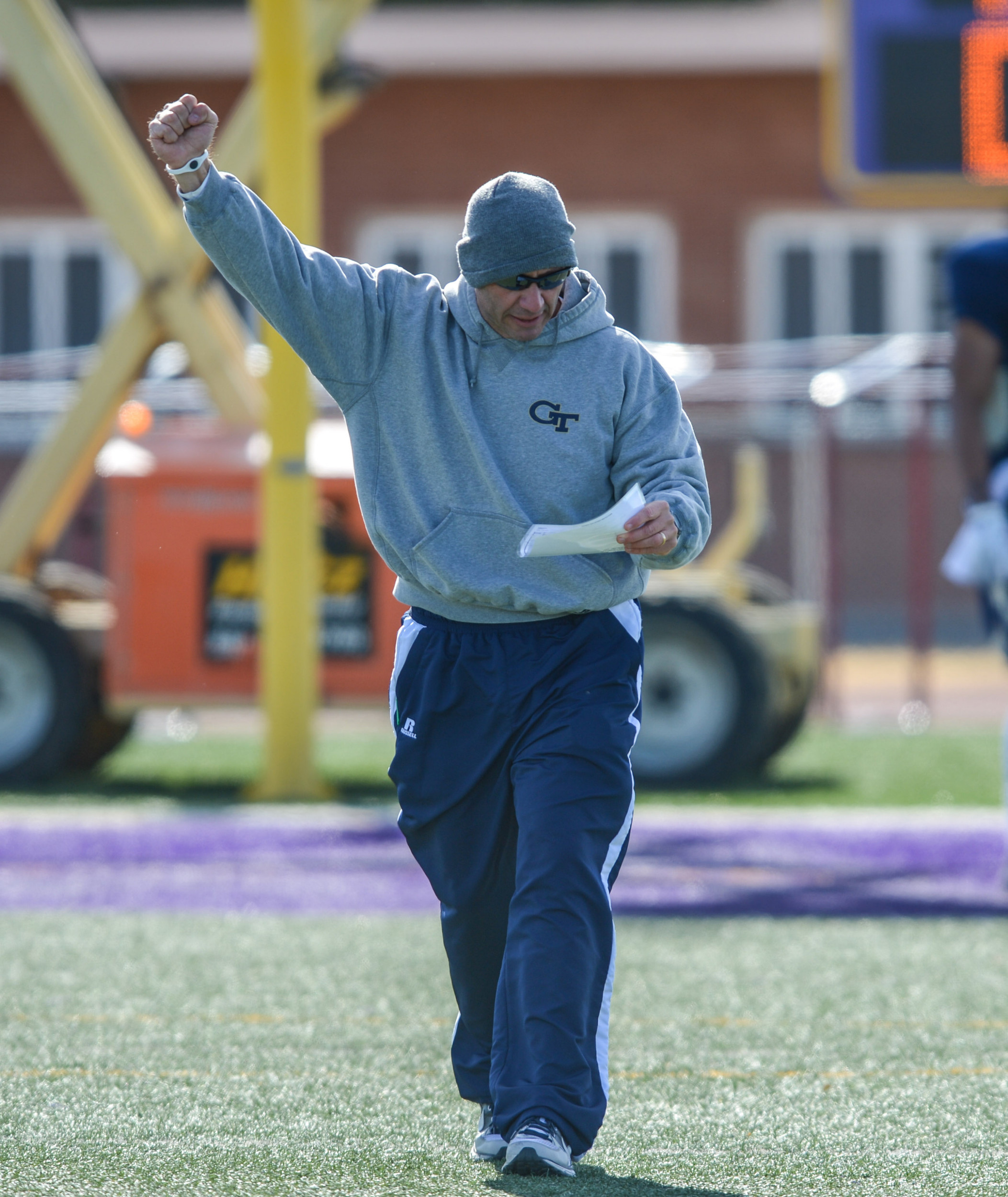 Georgia Tech held it's final practice in preparation for the 2012 Hyundai Sun Bowl.