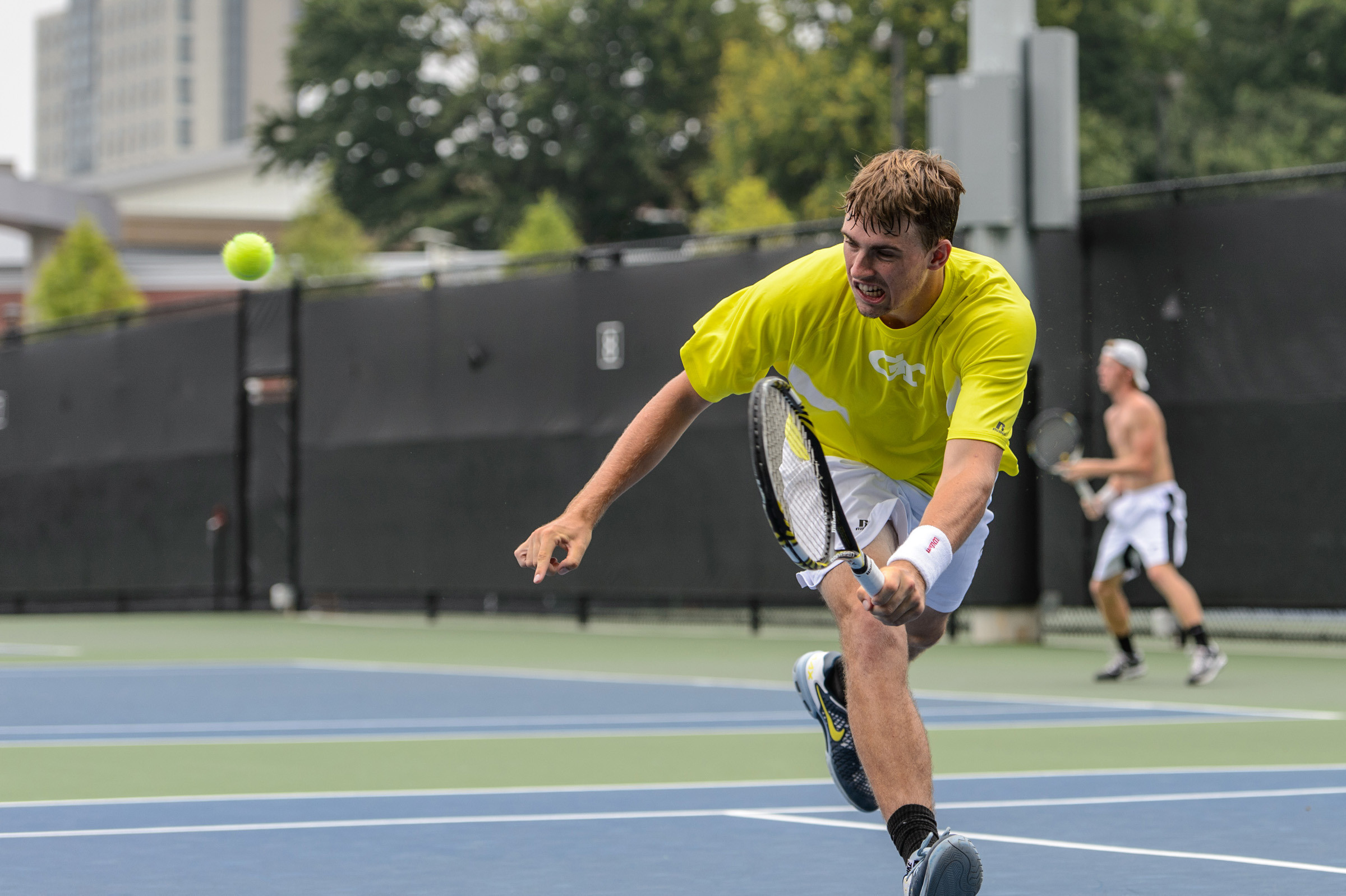 Cole Fiegel at team practice, August 2013