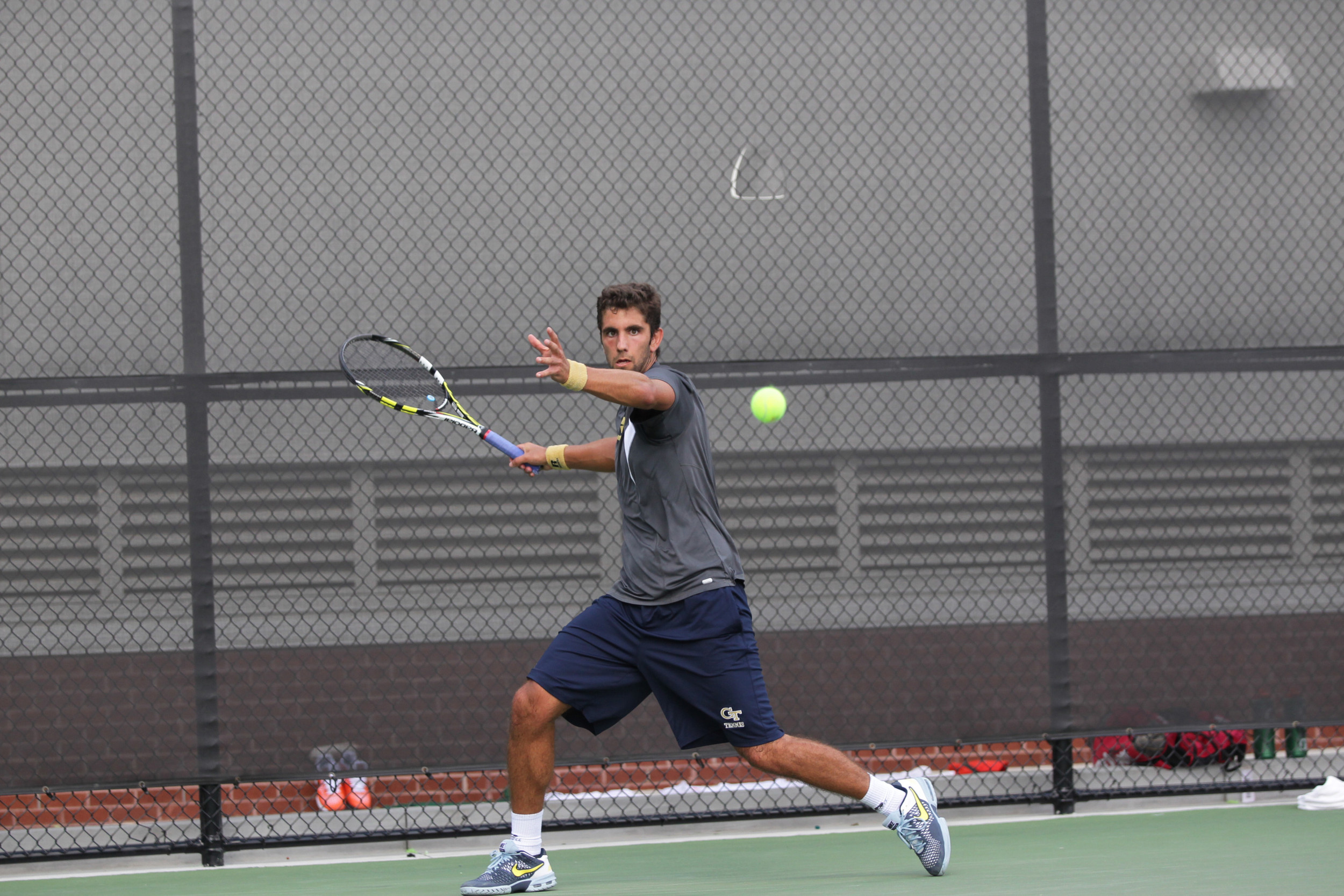 Carlos Benito at the USTA-ITA Southeast Regional, Ken Byers Tennis Complex, Atlanta, Ga.