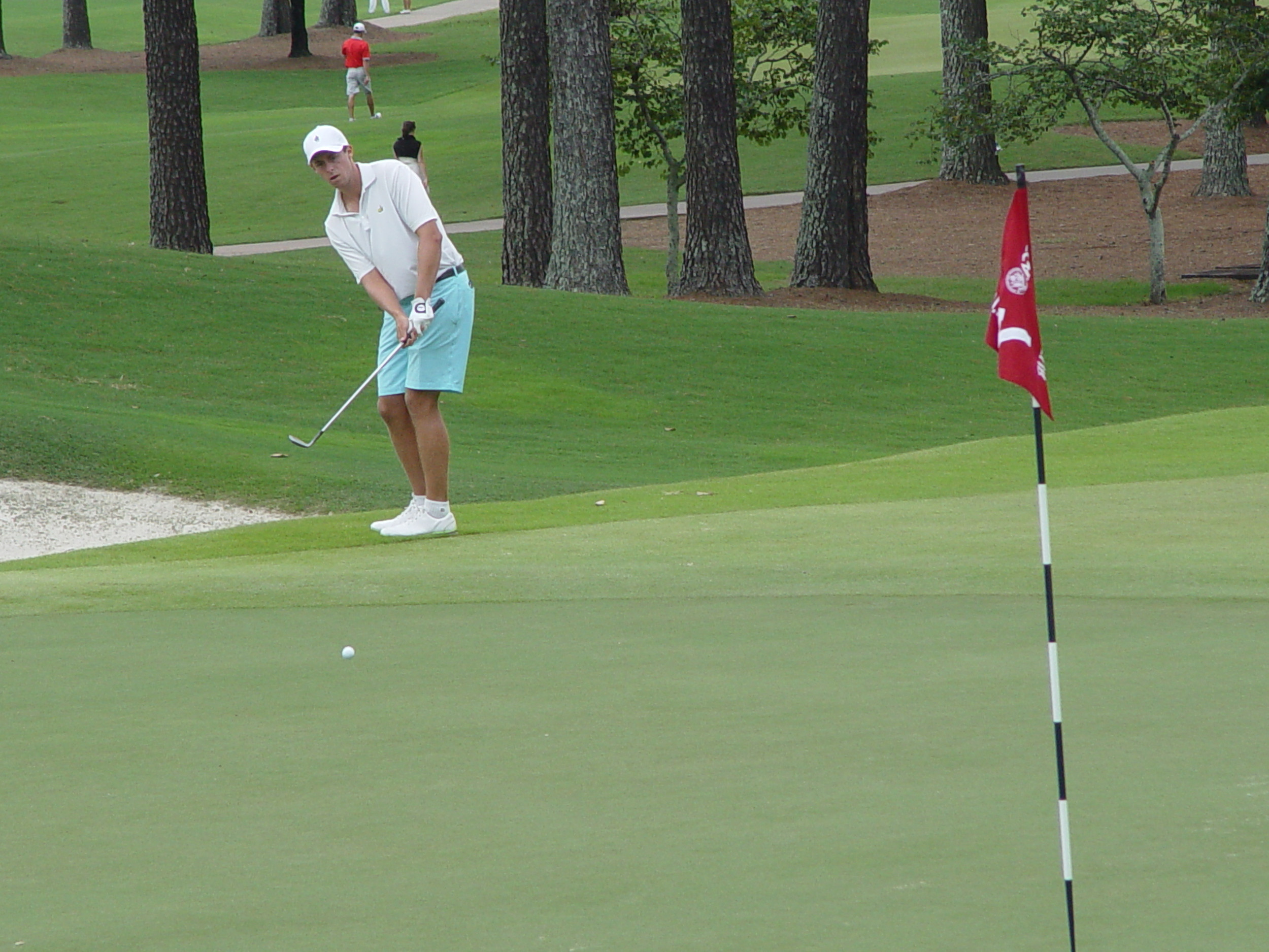 Bo Andrews during the first round of the U.S. Amateur, August 11, 2014