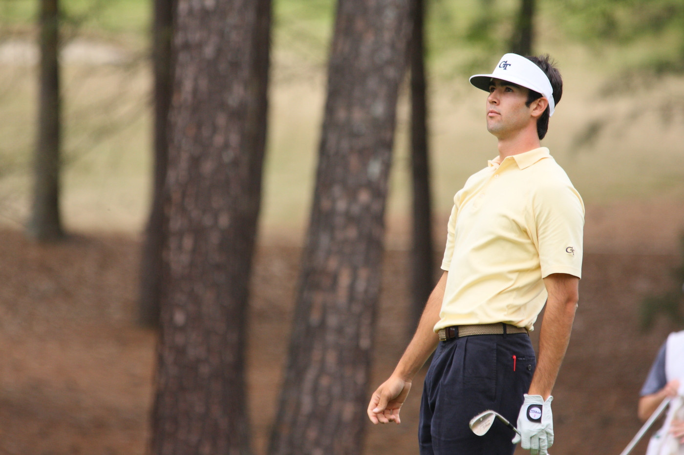 Tringale watches a shot during the U.S. Collegiate Championship